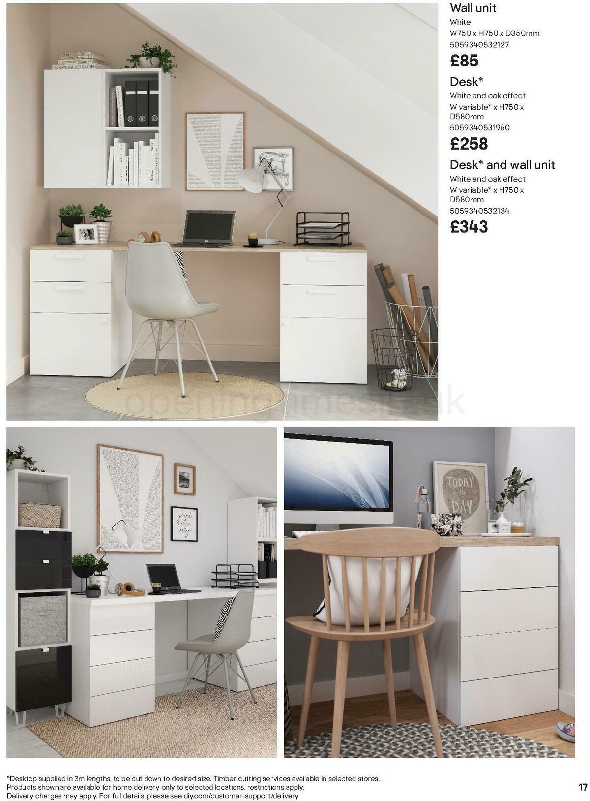 B&Q Indoor Furniture Offers from 1 March