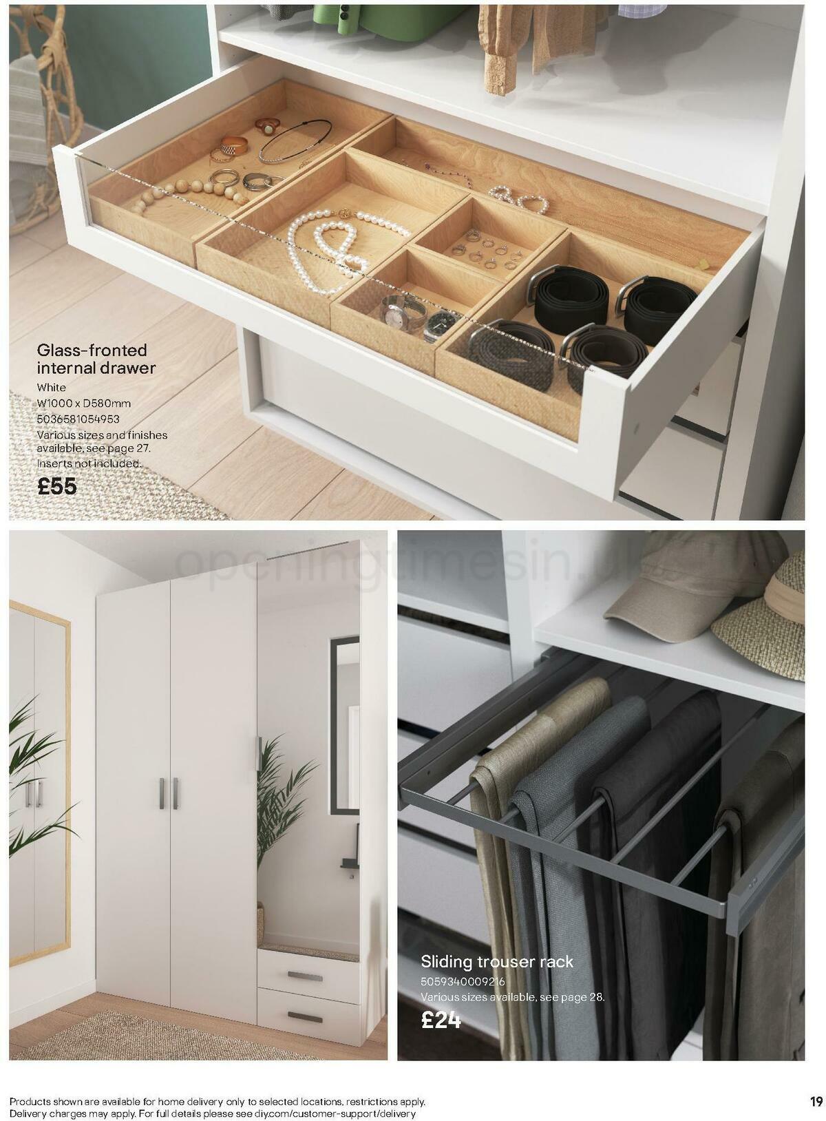 B&Q Indoor Furniture Offers from 1 March