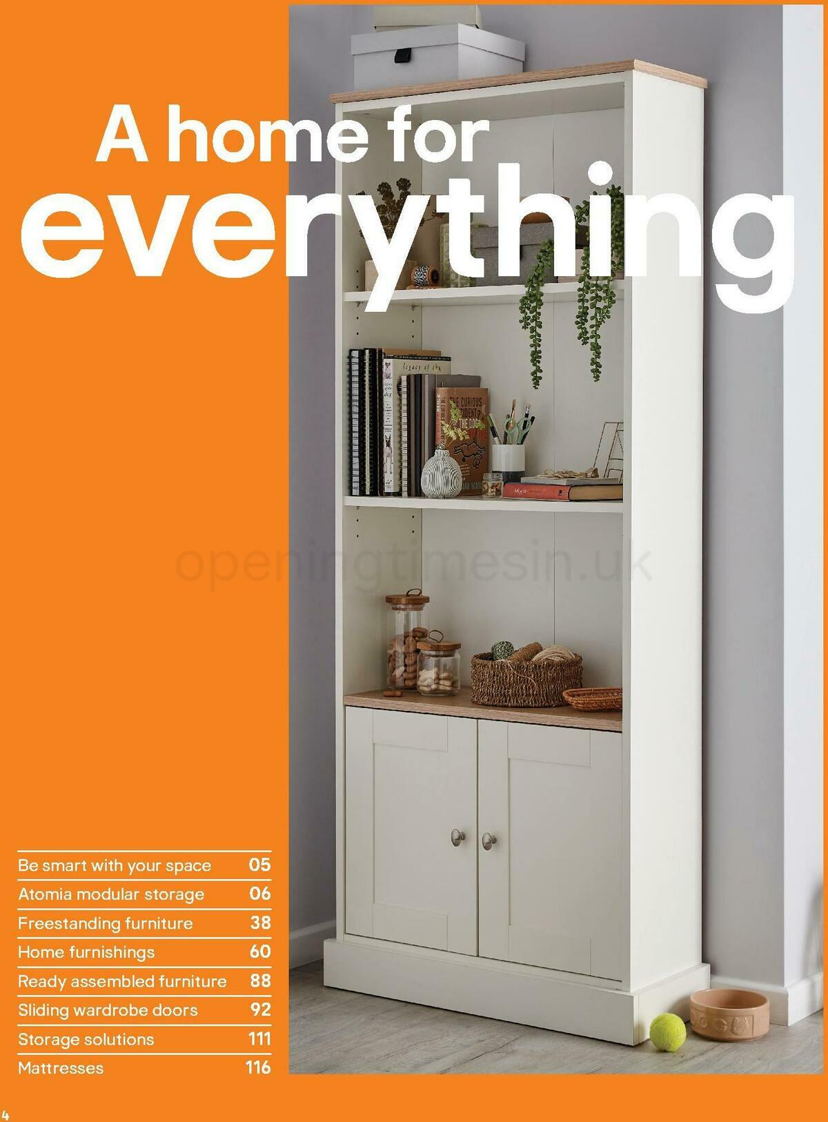 B&Q Indoor Furniture Offers from 1 March