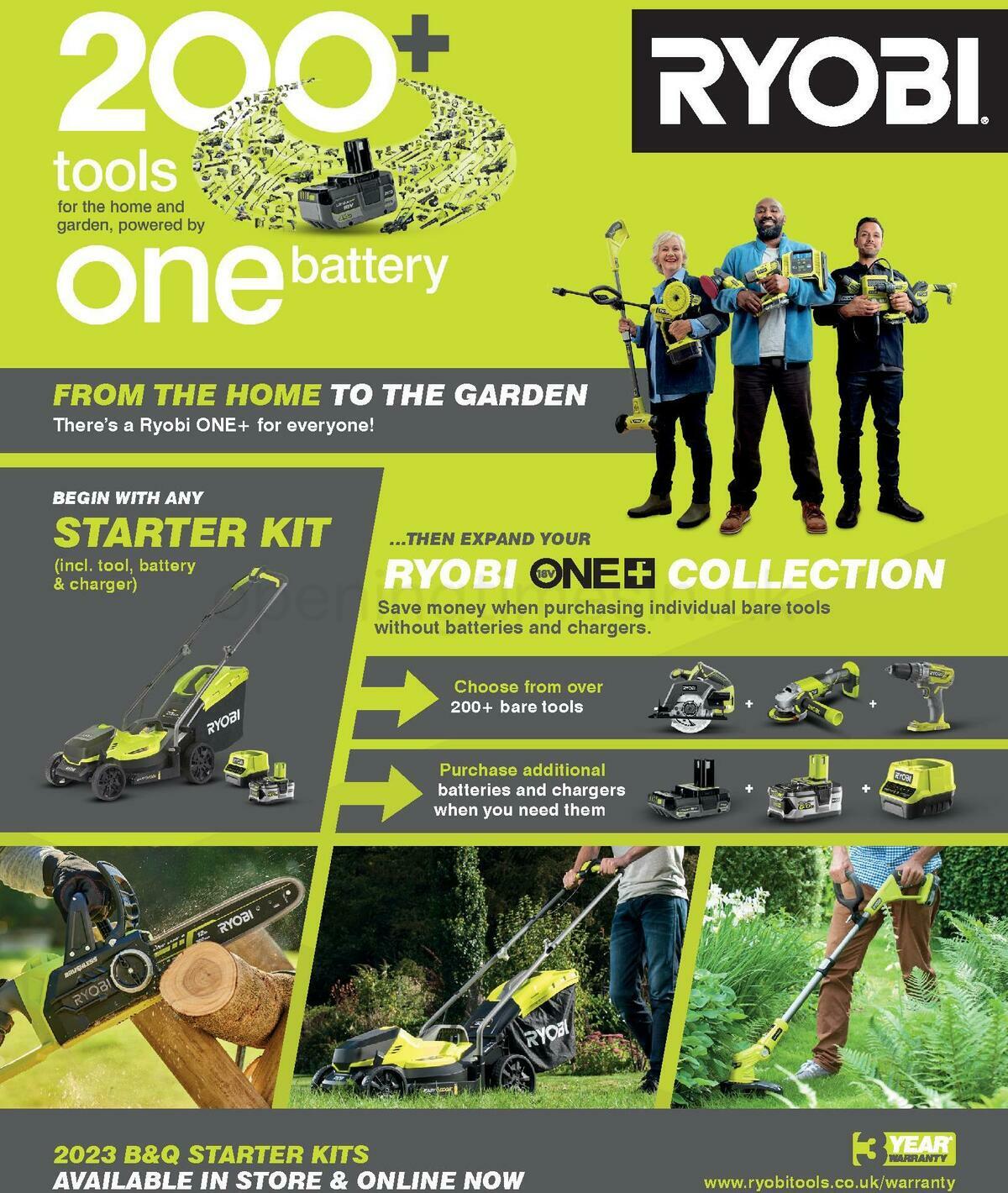 B&Q Outdoors Offers from 1 March