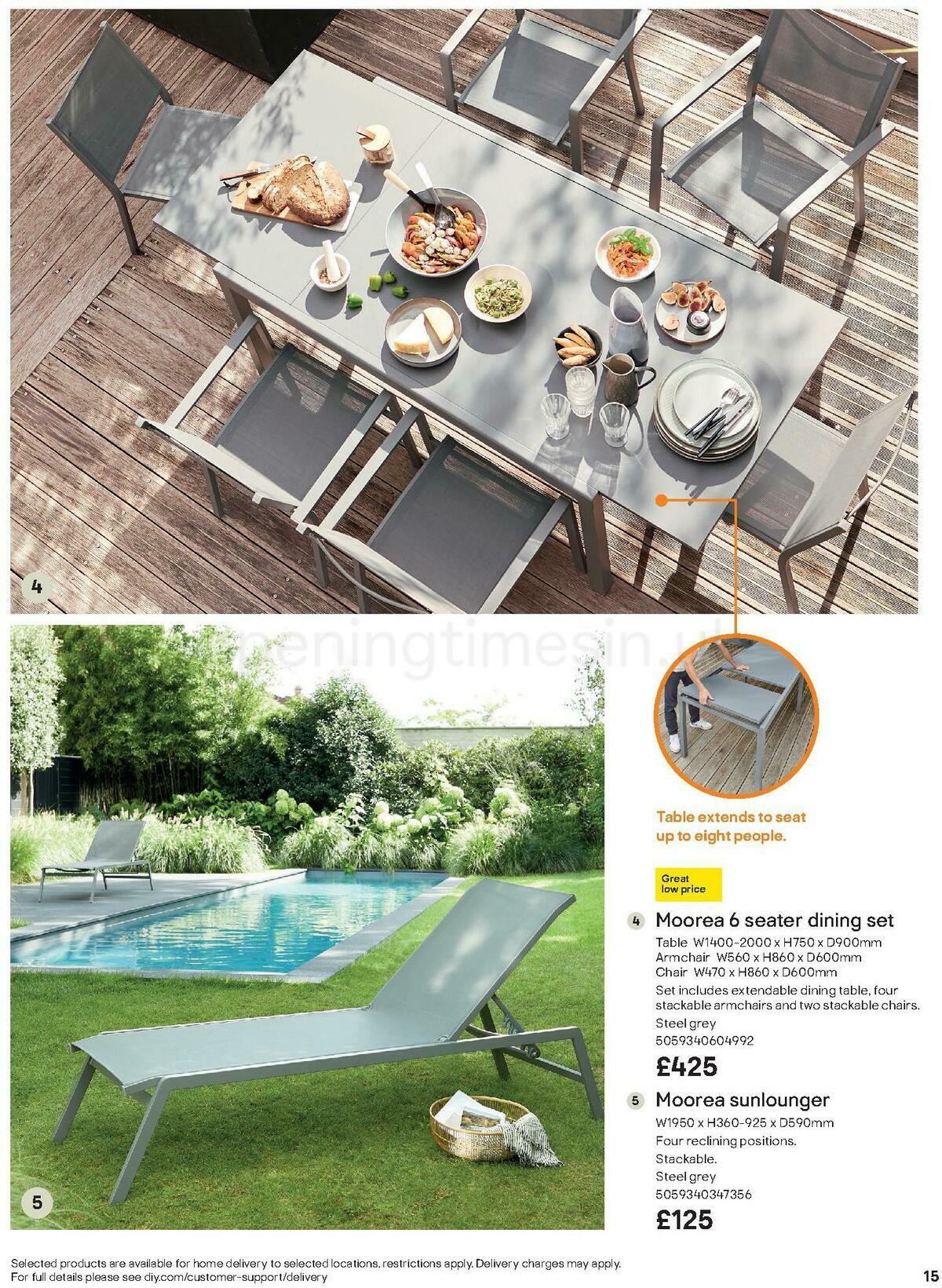 B&Q Outdoors Offers from 1 March