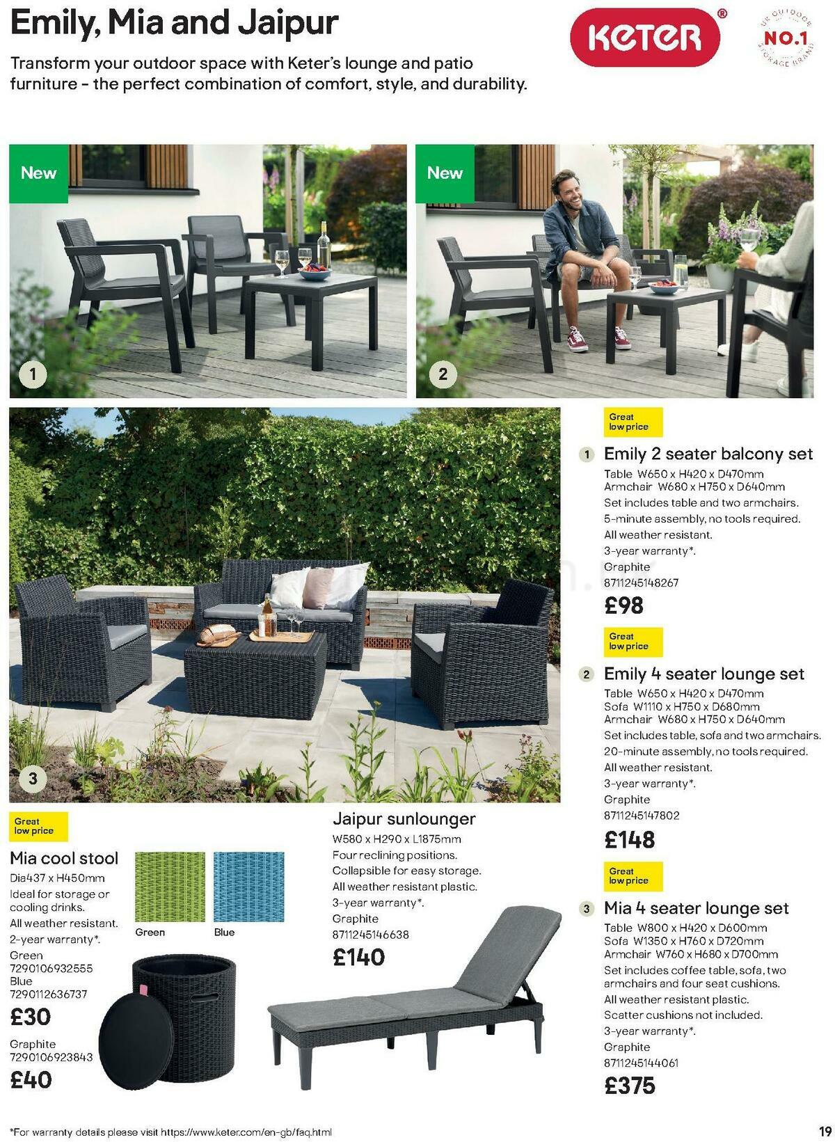 B&Q Outdoors Offers from 1 March