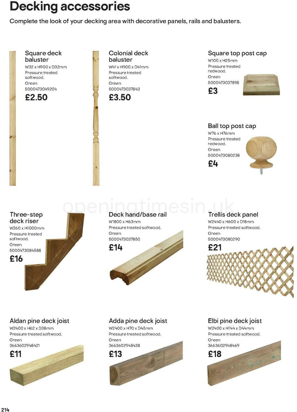 B&Q Outdoors Offers from 1 March