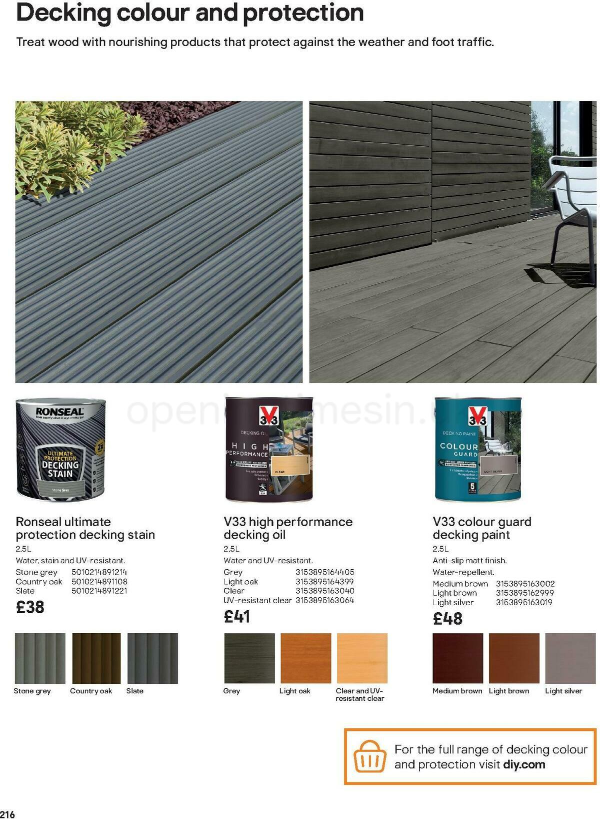 B&Q Outdoors Offers from 1 March