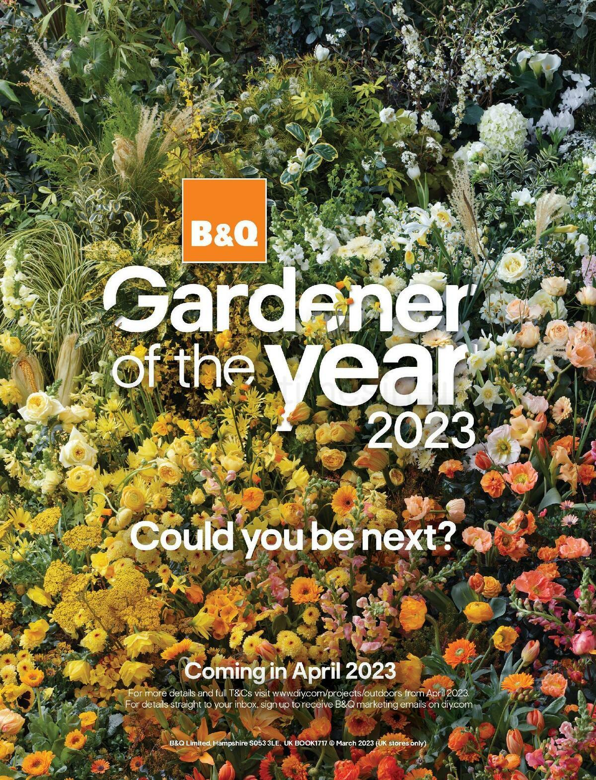 B&Q Outdoors Offers from 1 March