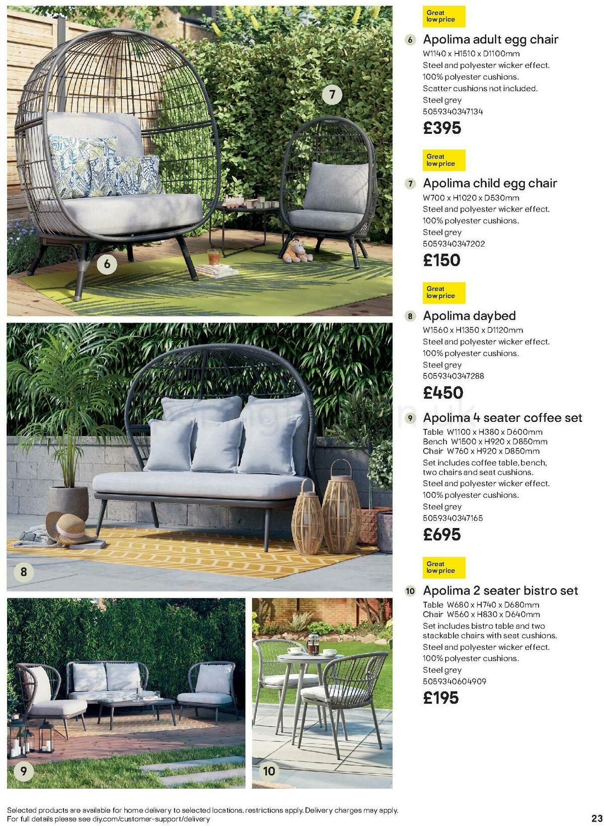 B&Q Outdoors Offers from 1 March
