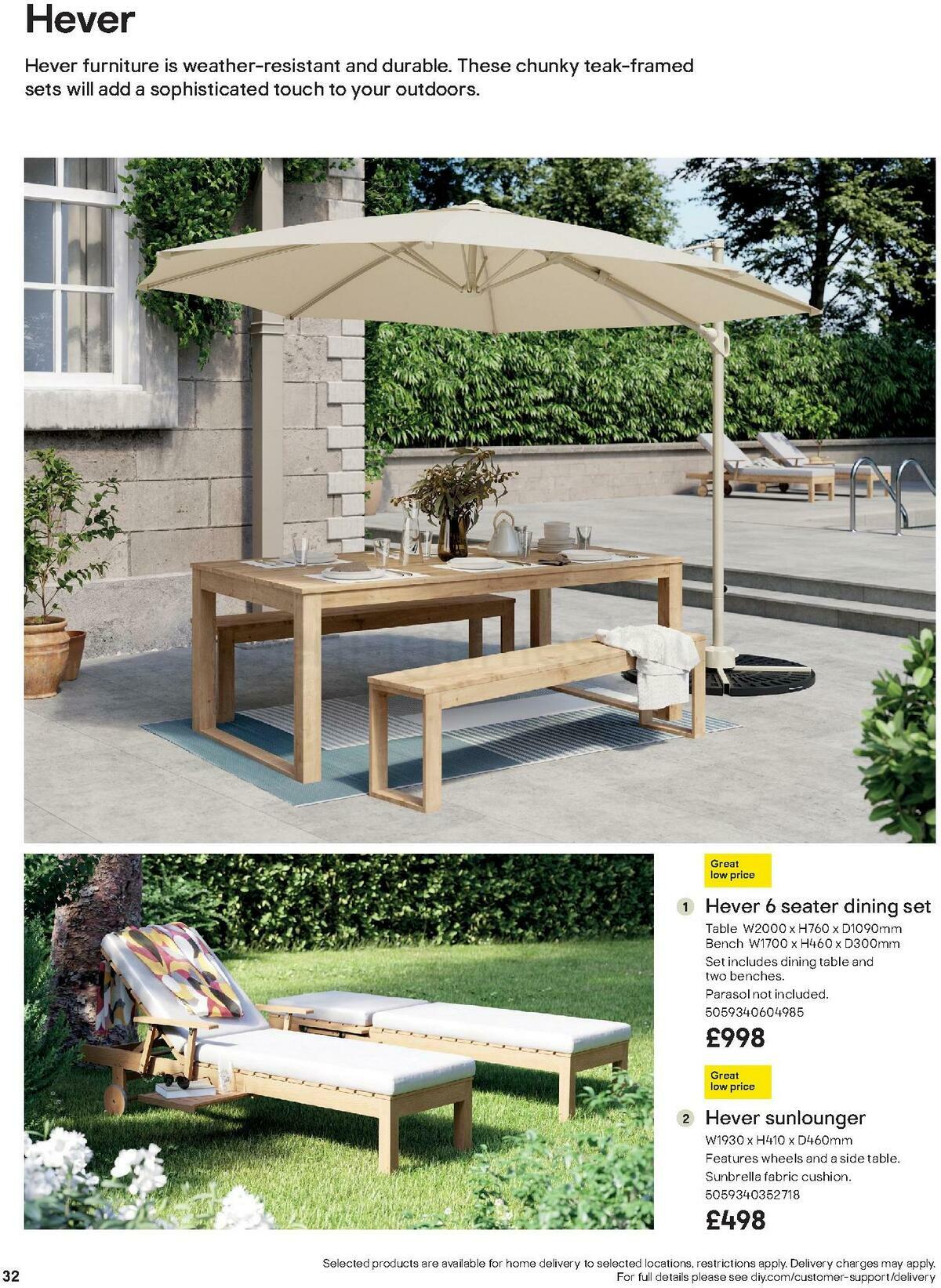 B&Q Outdoors Offers from 1 March
