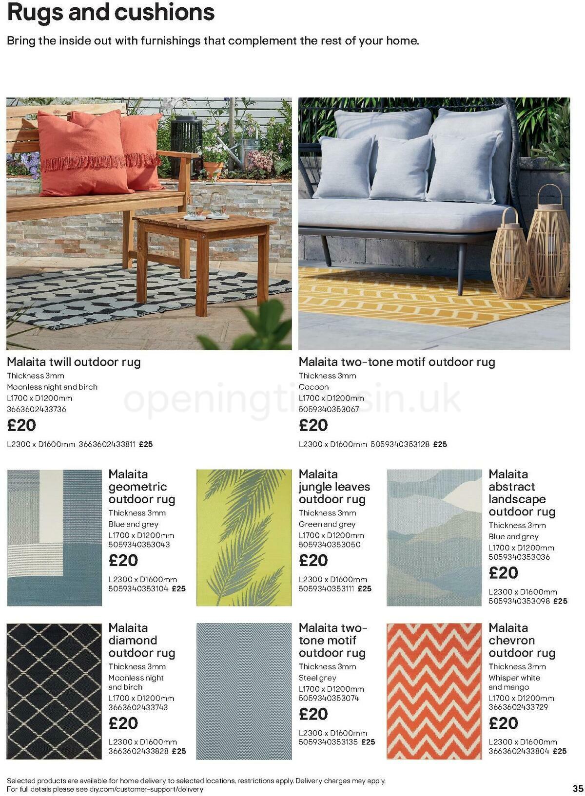 B&Q Outdoors Offers from 1 March