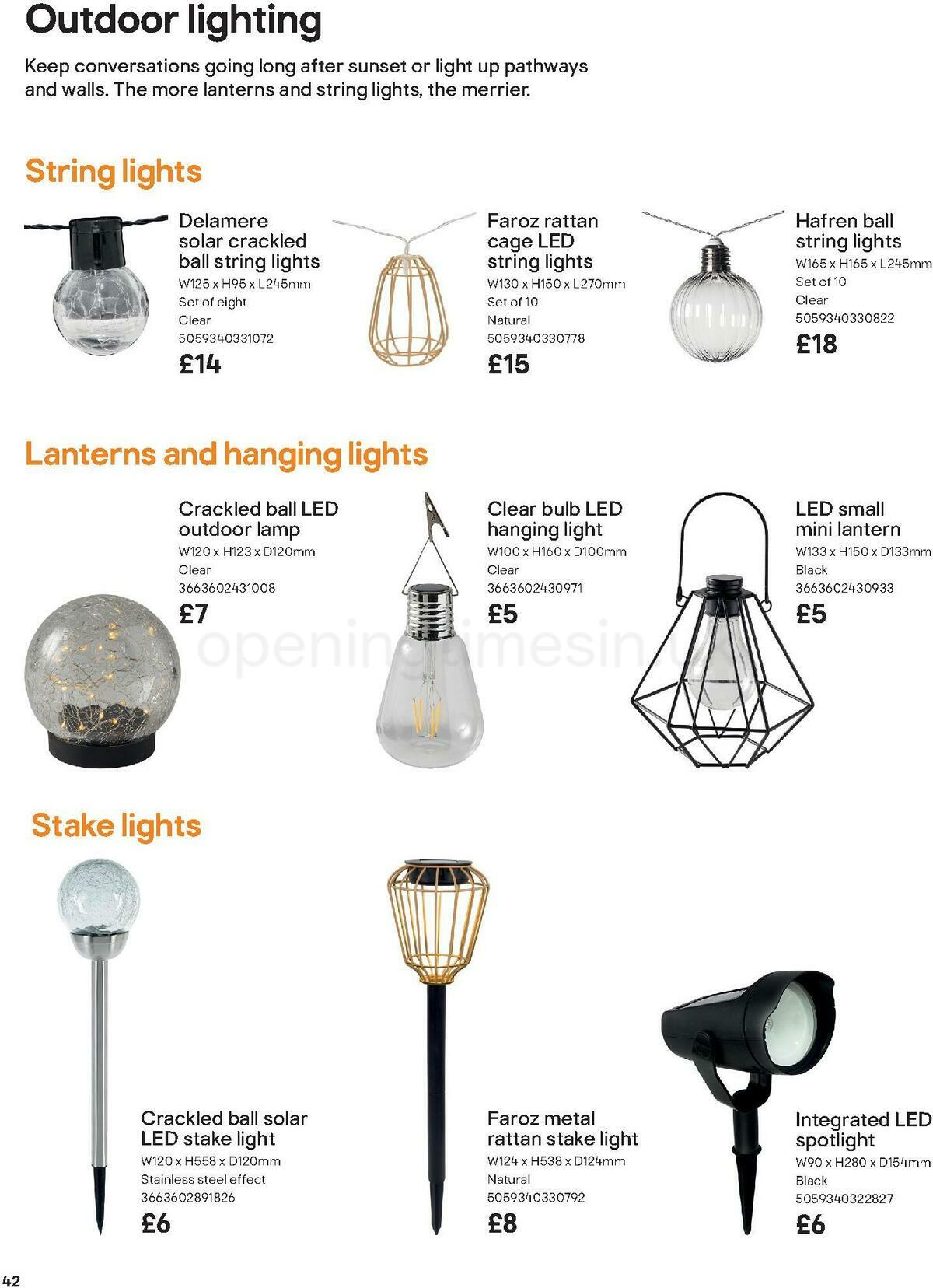 B&Q Outdoors Offers from 1 March