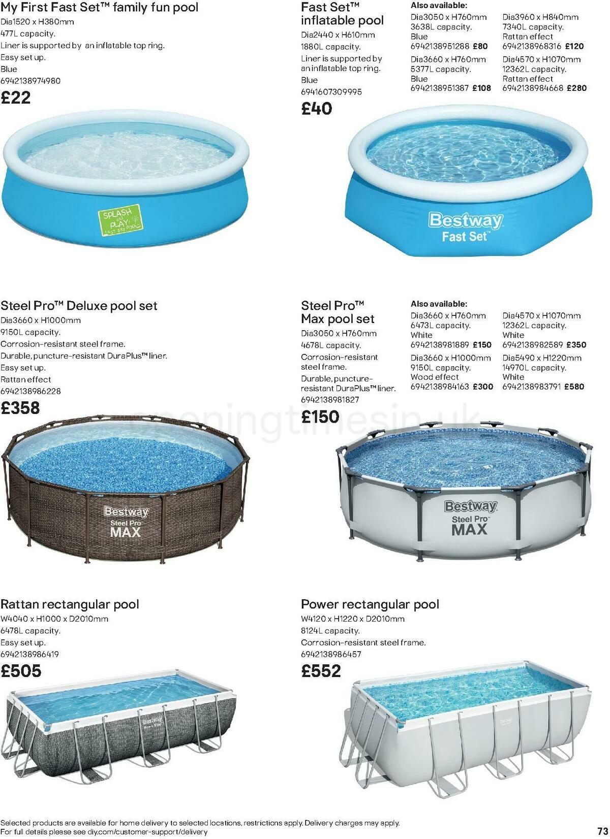 B&Q Outdoors Offers from 1 March