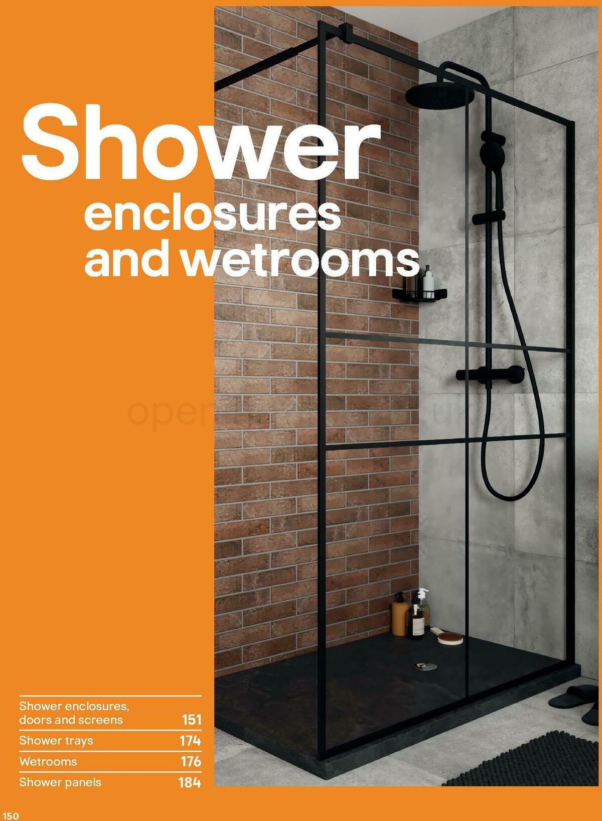 B&Q Bathroom Collections Offers from 24 March