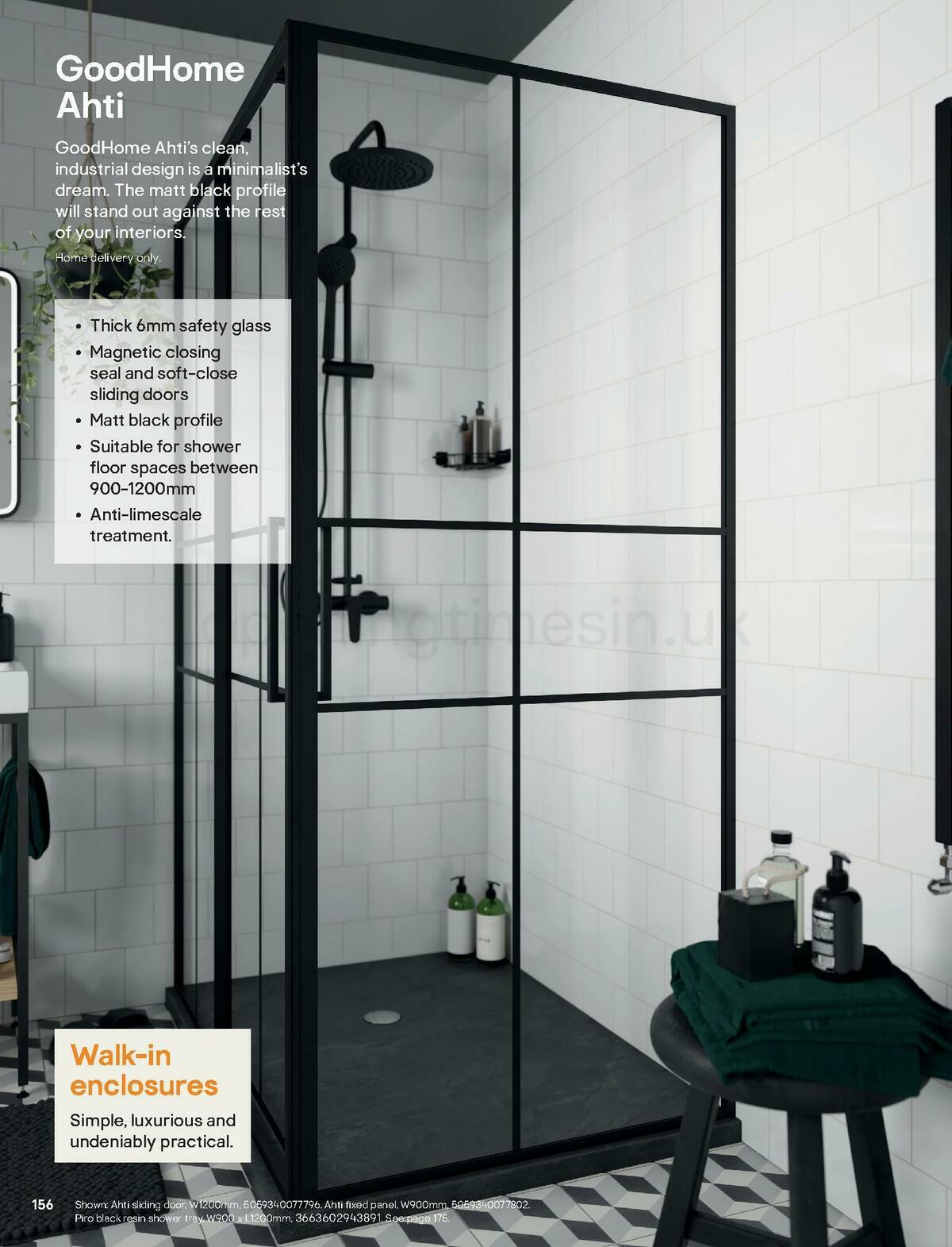 B&Q Bathroom Collections Offers from 24 March