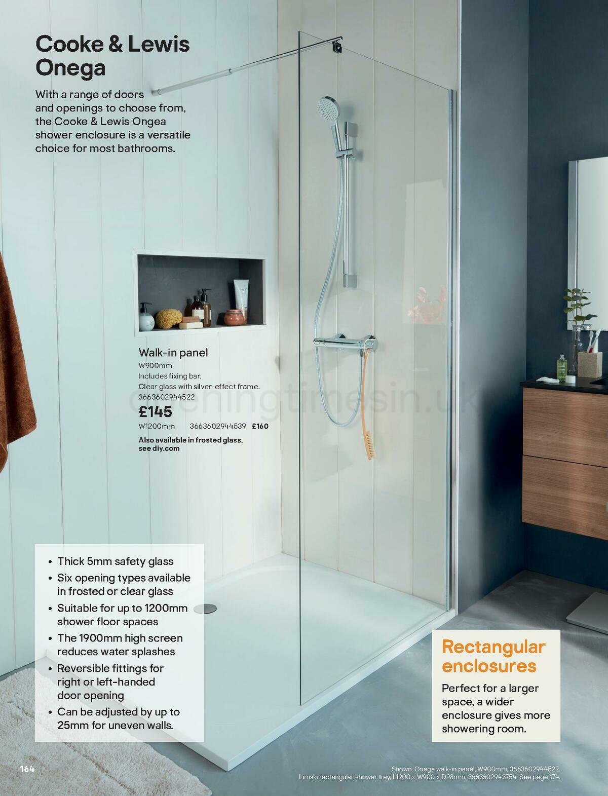 B&Q Bathroom Collections Offers from 24 March