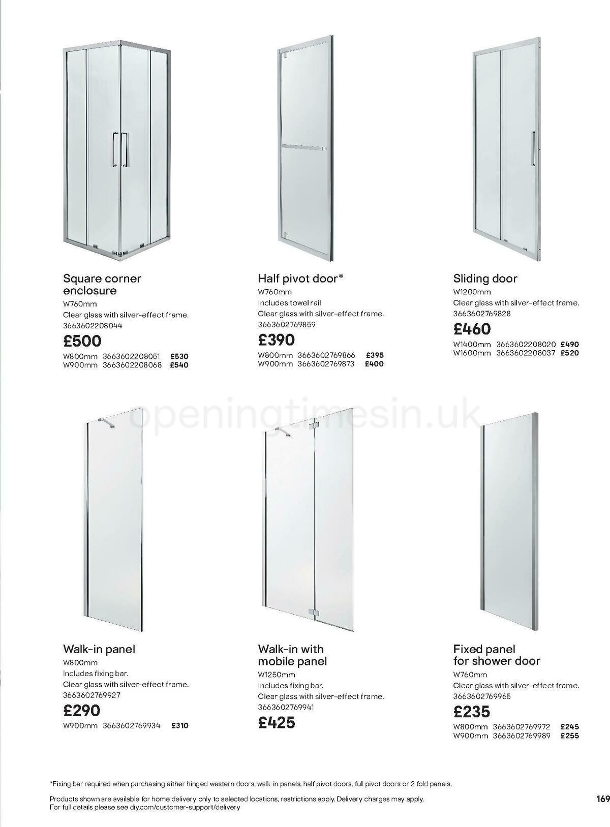 B&Q Bathroom Collections Offers from 24 March