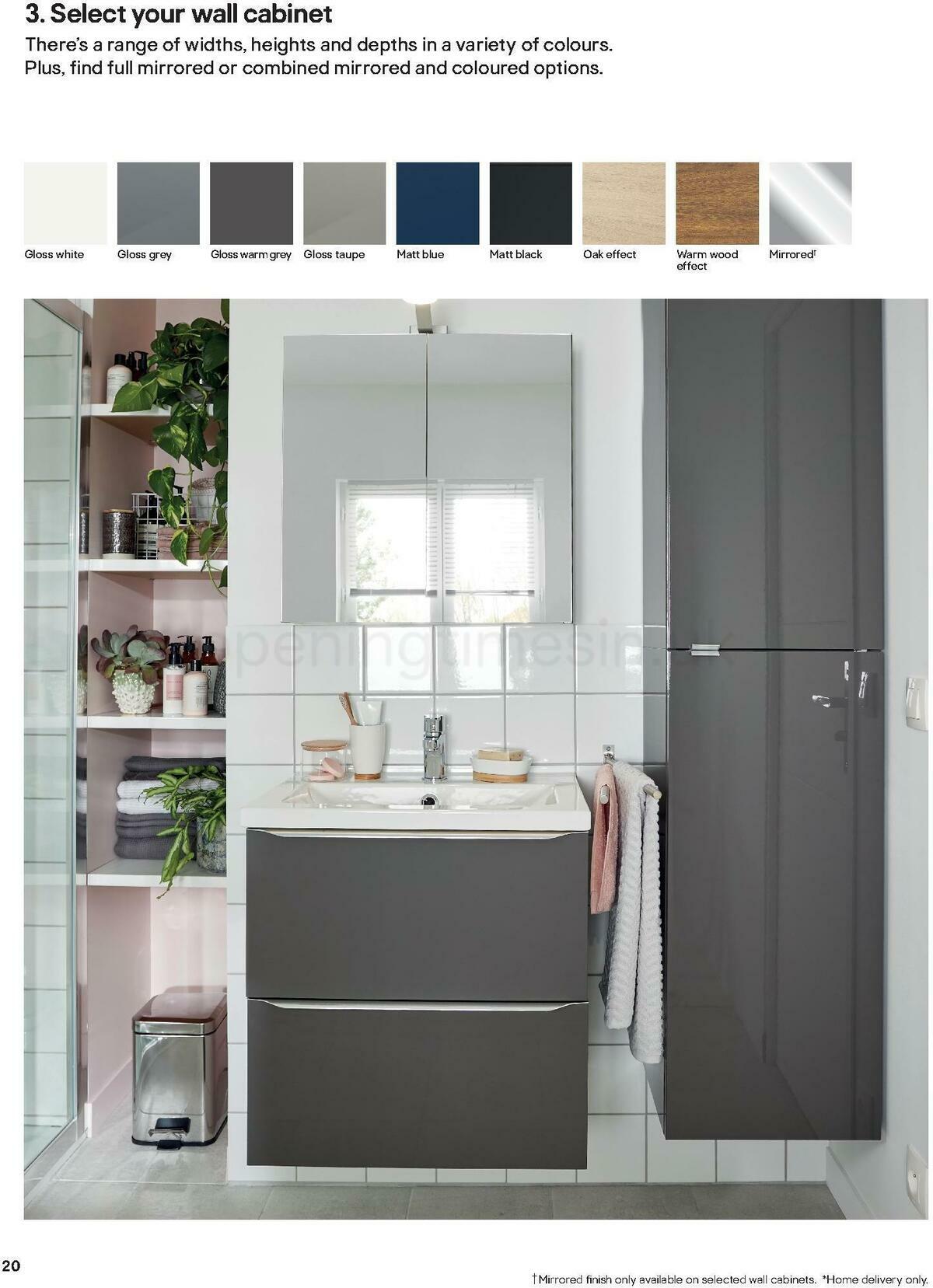 B&Q Bathroom Collections Offers from 24 March