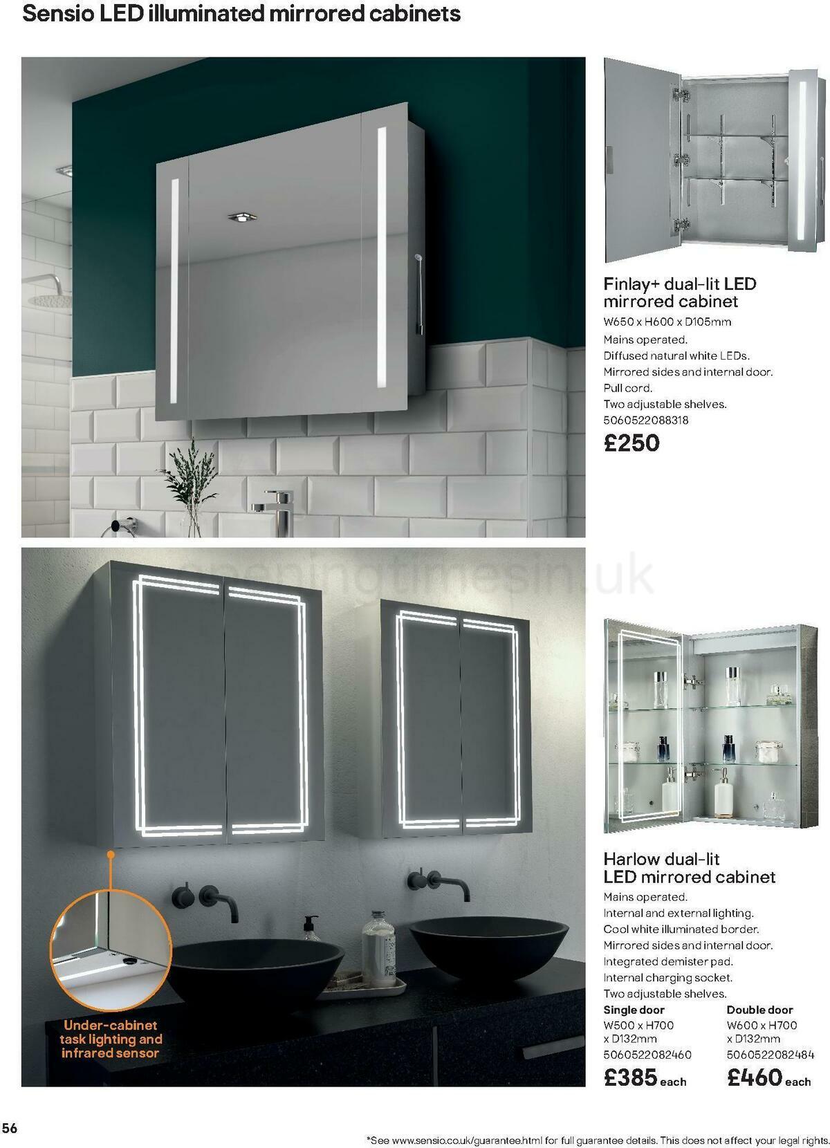 B&Q Bathroom Collections Offers from 24 March
