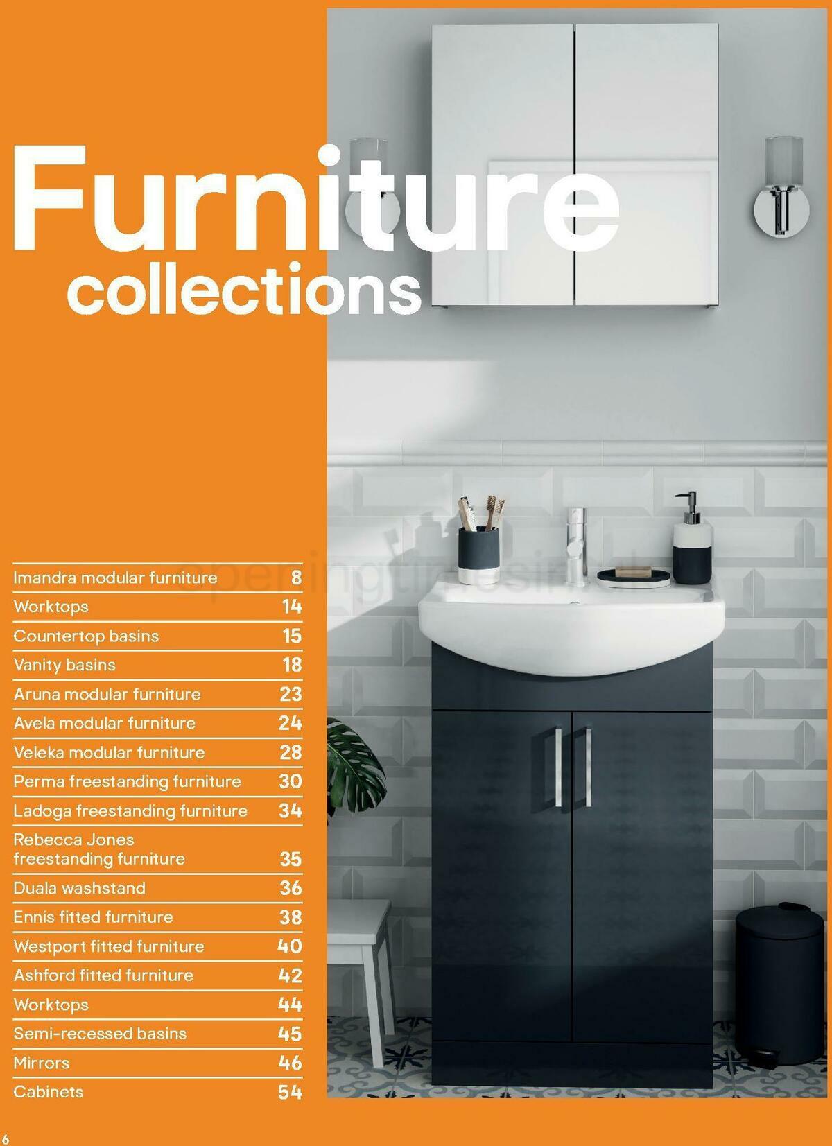 B&Q Bathroom Collections Offers from 24 March