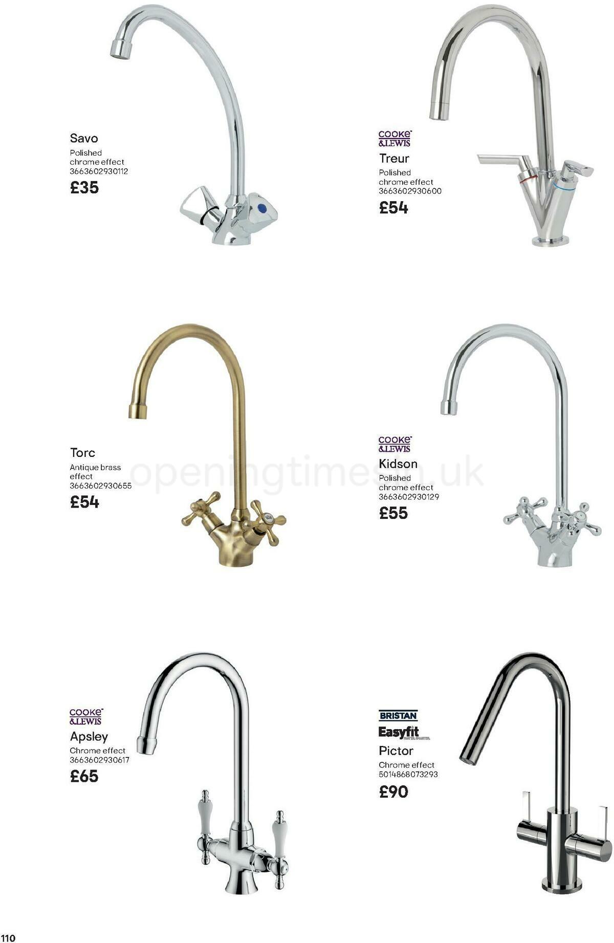 B&Q Kitchens Product & Cabinetry Guide Offers from 16 June