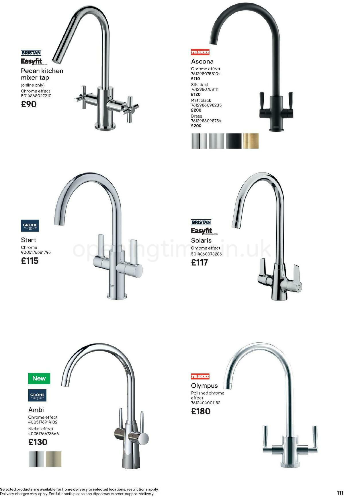 B&Q Kitchens Product & Cabinetry Guide Offers from 16 June
