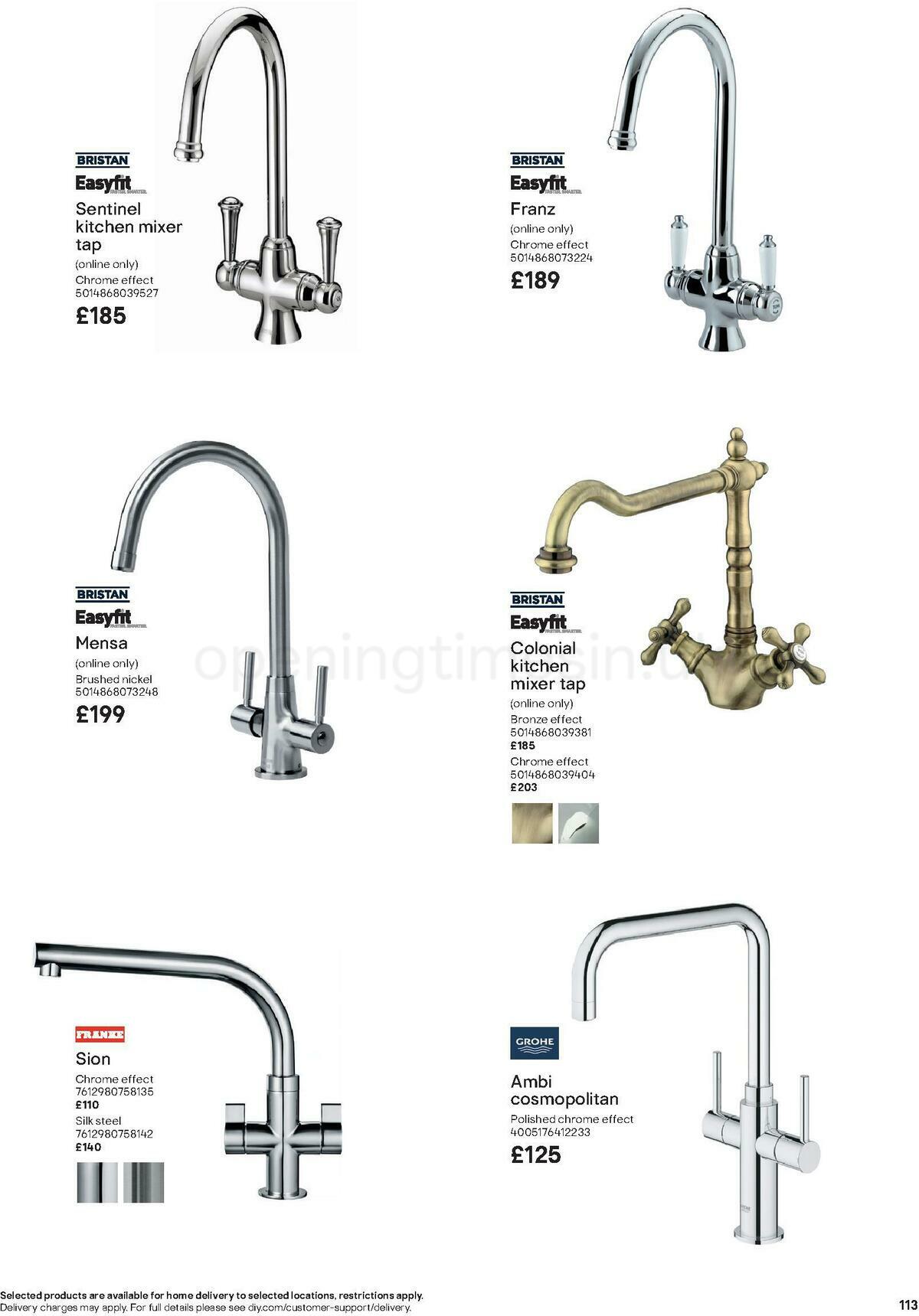 B&Q Kitchens Product & Cabinetry Guide Offers from 16 June