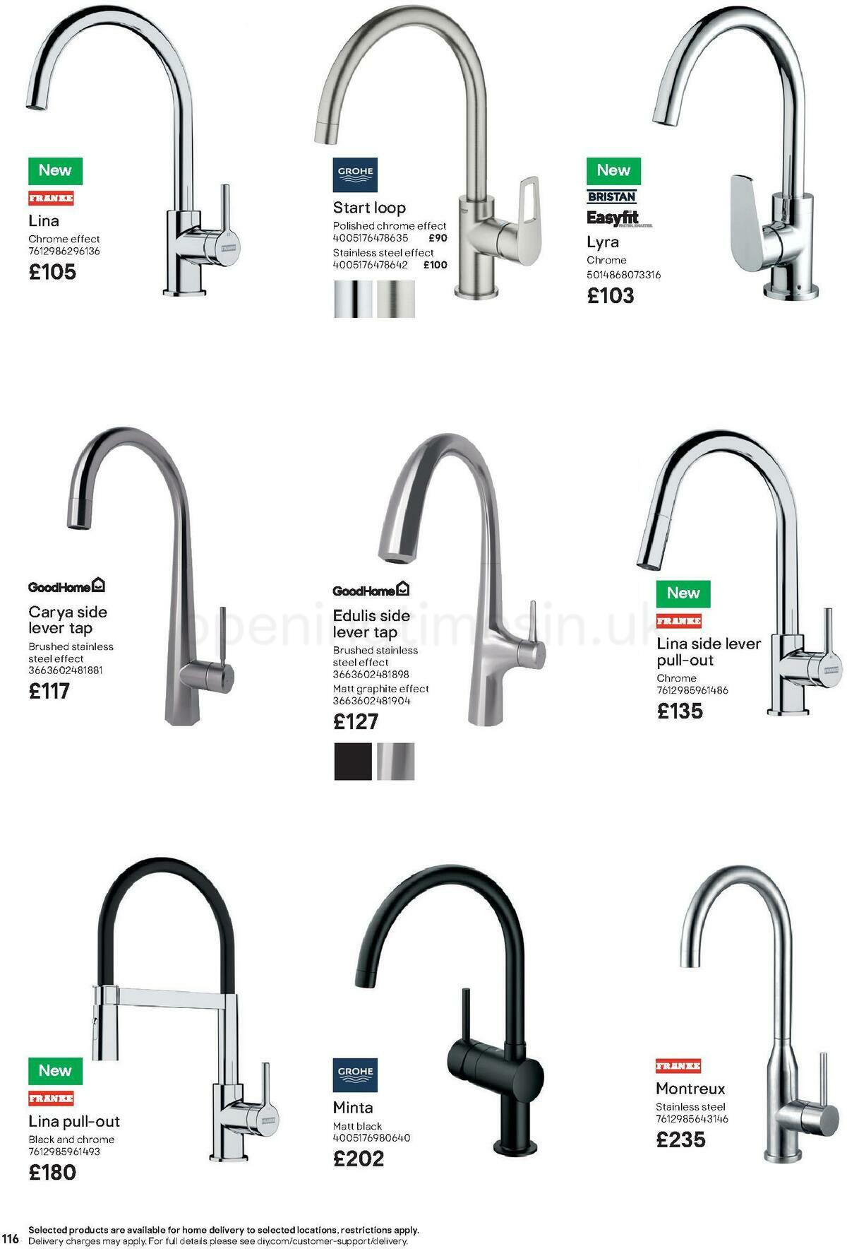 B&Q Kitchens Product & Cabinetry Guide Offers from 16 June