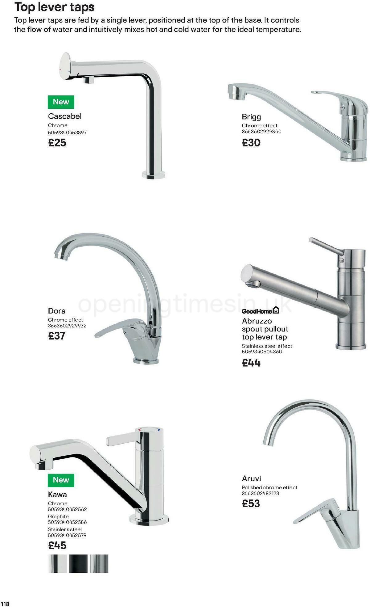 B&Q Kitchens Product & Cabinetry Guide Offers from 16 June