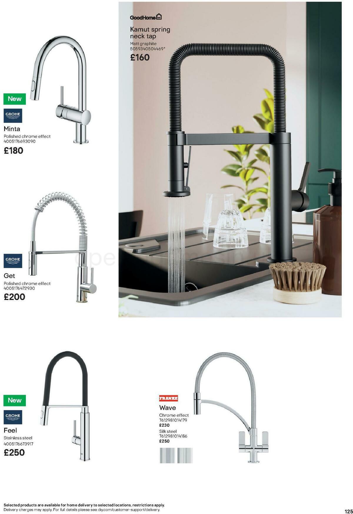 B&Q Kitchens Product & Cabinetry Guide Offers from 16 June