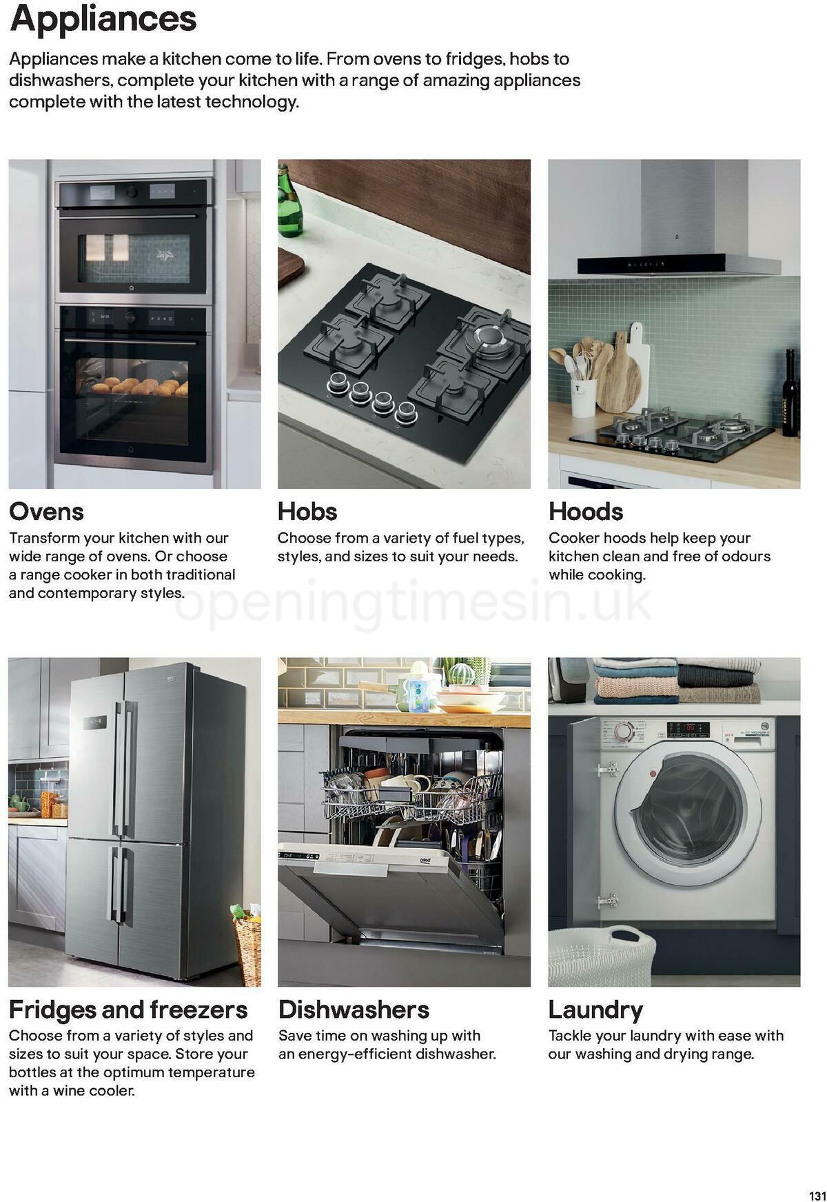 B&Q Kitchens Product & Cabinetry Guide Offers from 16 June