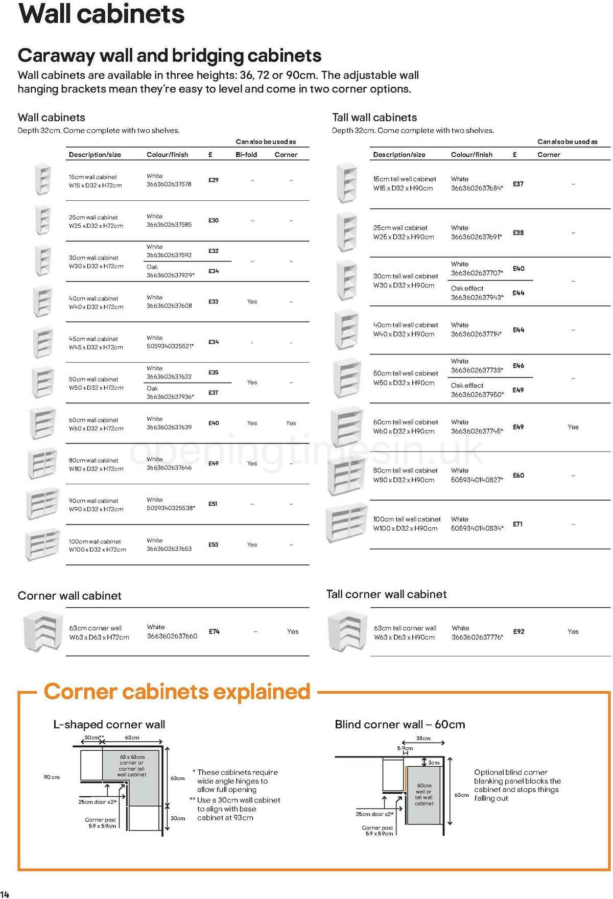 B&Q Kitchens Product & Cabinetry Guide Offers from 16 June