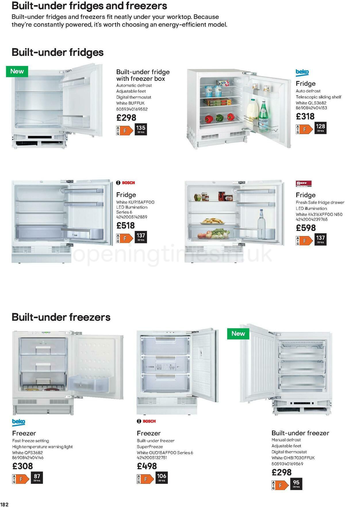 B&Q Kitchens Product & Cabinetry Guide Offers from 16 June