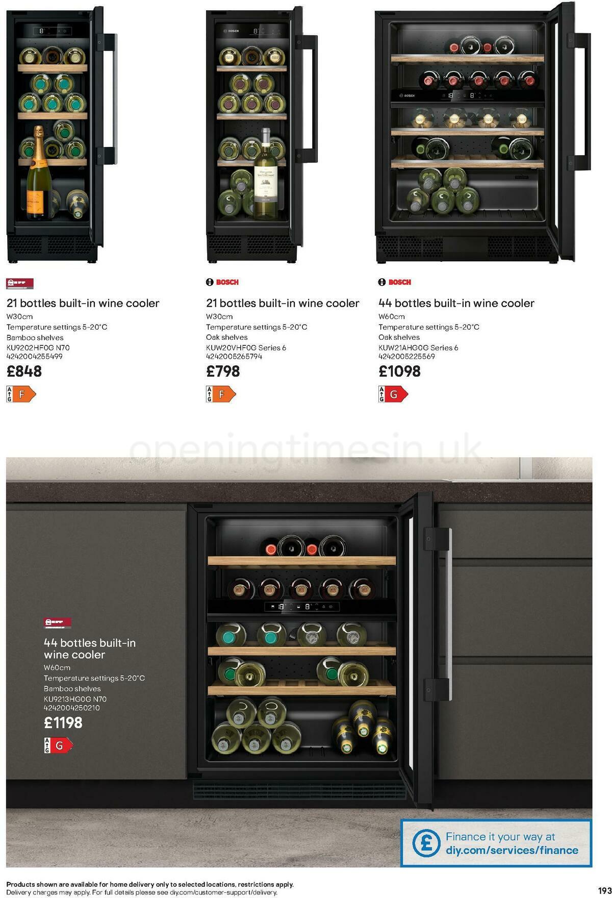 B&Q Kitchens Product & Cabinetry Guide Offers from 16 June