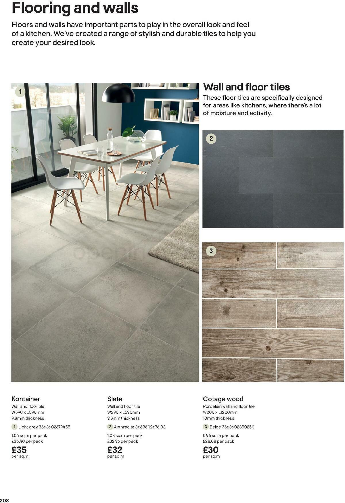 B&Q Kitchens Product & Cabinetry Guide Offers from 16 June