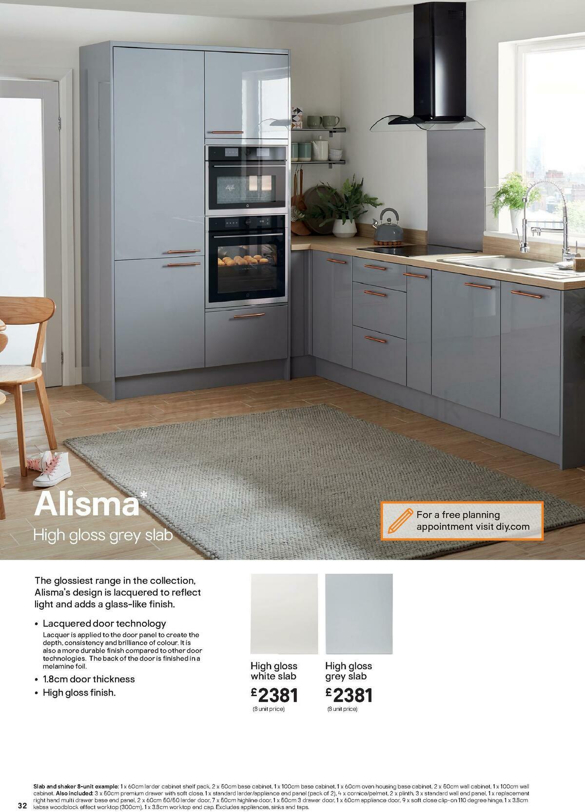 B&Q Kitchens Product & Cabinetry Guide Offers from 16 June
