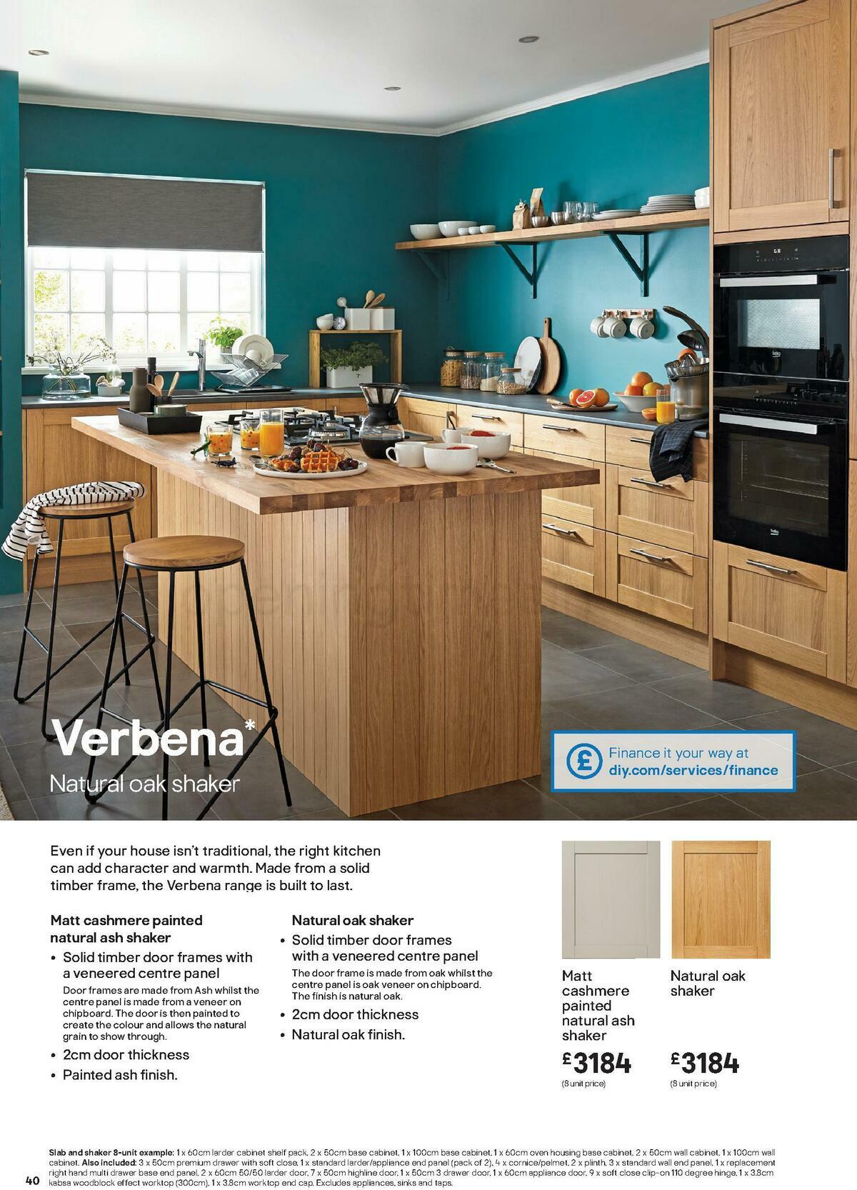 B&Q Kitchens Product & Cabinetry Guide Offers from 16 June