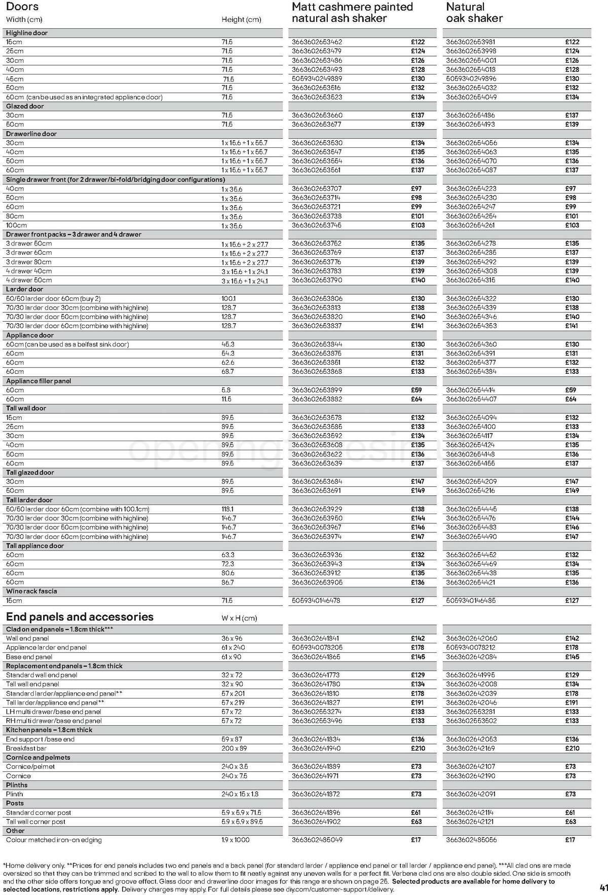 B&Q Kitchens Product & Cabinetry Guide Offers from 16 June