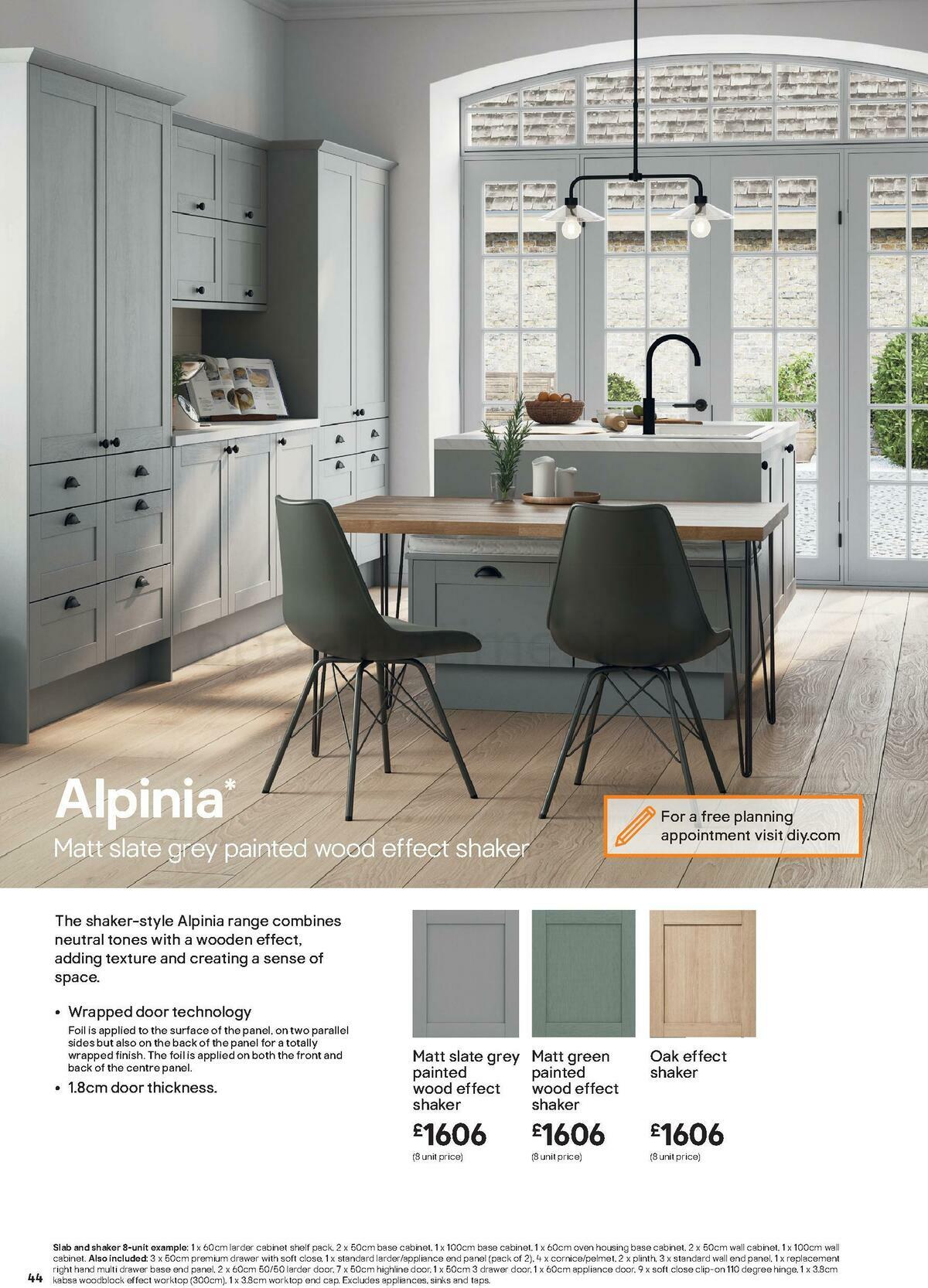 B&Q Kitchens Product & Cabinetry Guide Offers from 16 June
