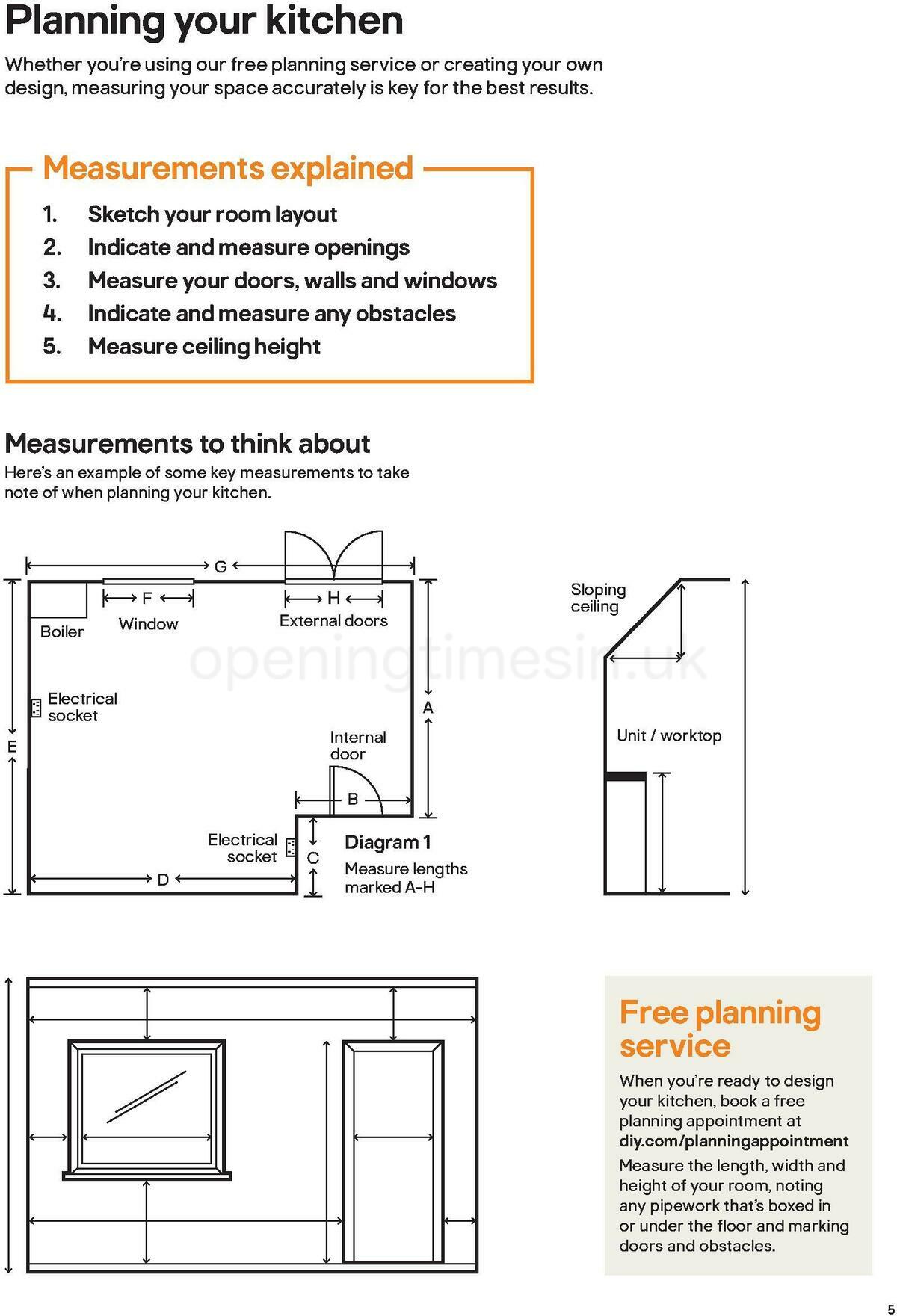 B&Q Kitchens Product & Cabinetry Guide Offers from 16 June
