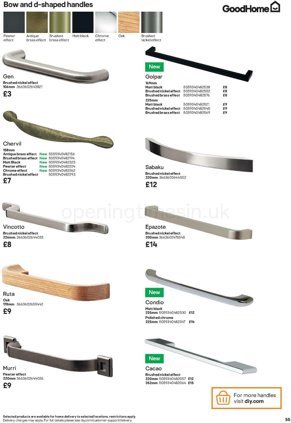 B&Q Kitchens Product & Cabinetry Guide Offers from 16 June