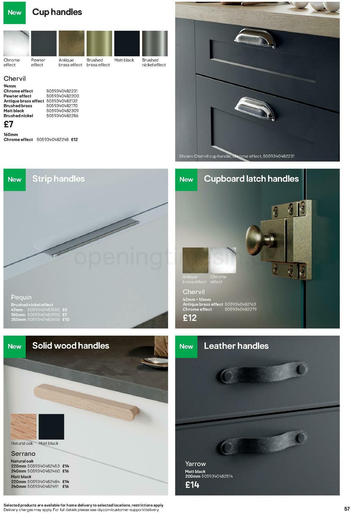 B&Q Kitchens Product & Cabinetry Guide Offers from 16 June