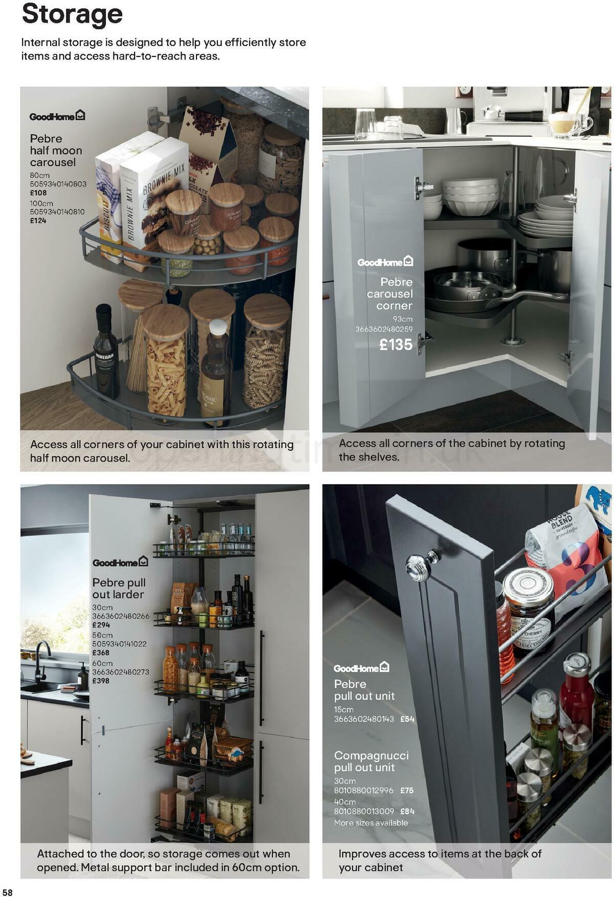 B&Q Kitchens Product & Cabinetry Guide Offers from 16 June
