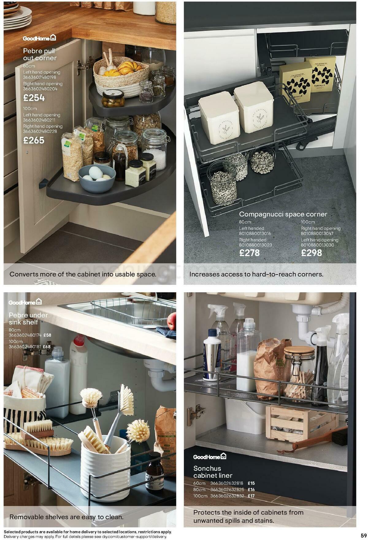 B&Q Kitchens Product & Cabinetry Guide Offers from 16 June