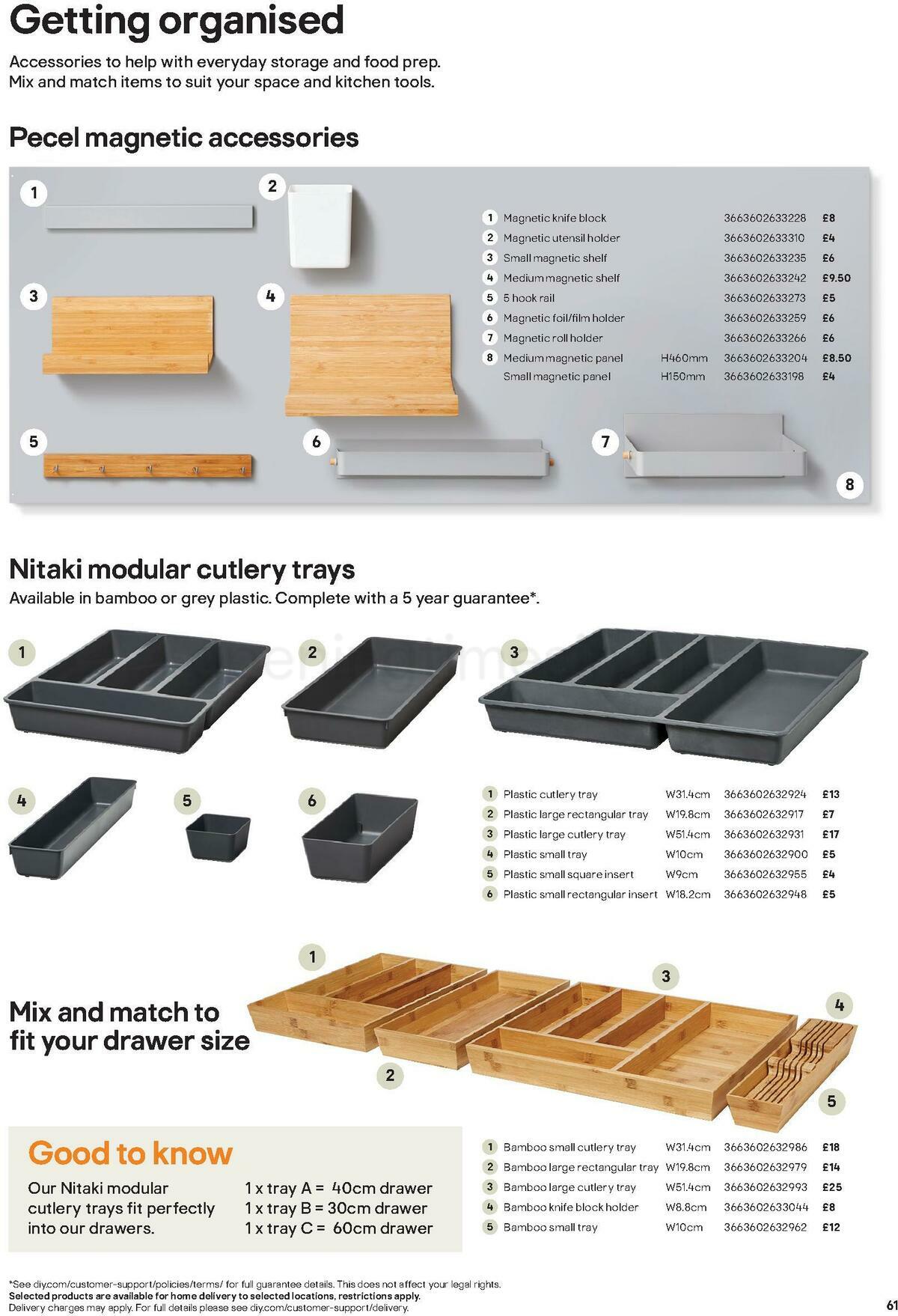 B&Q Kitchens Product & Cabinetry Guide Offers from 16 June