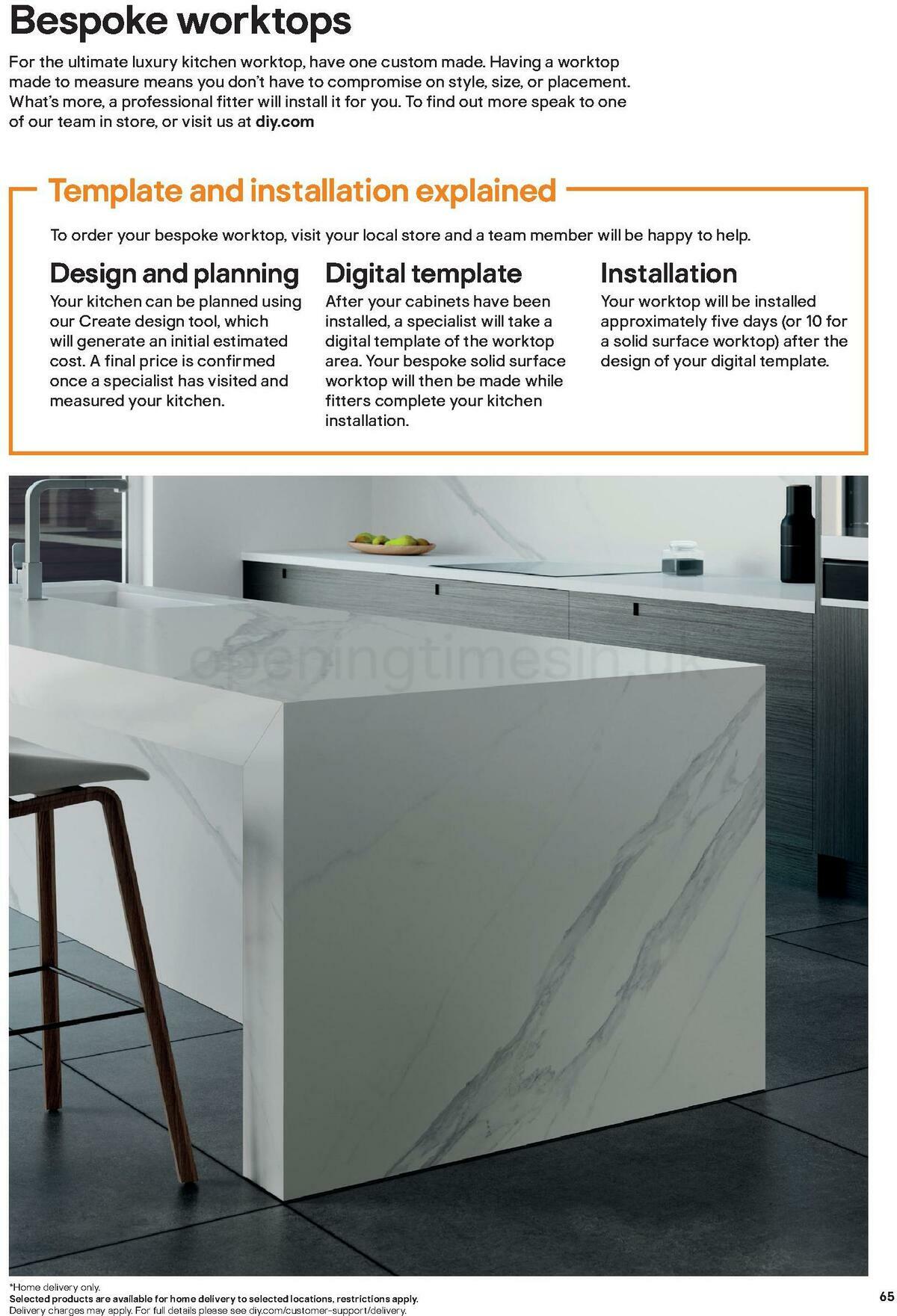 B&Q Kitchens Product & Cabinetry Guide Offers from 16 June
