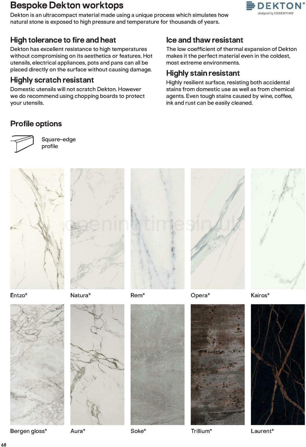 B&Q Kitchens Product & Cabinetry Guide Offers from 16 June