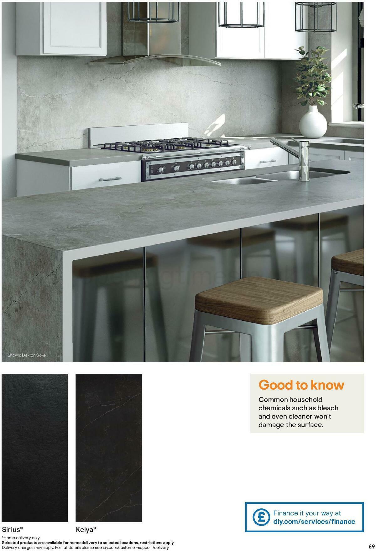 B&Q Kitchens Product & Cabinetry Guide Offers from 16 June