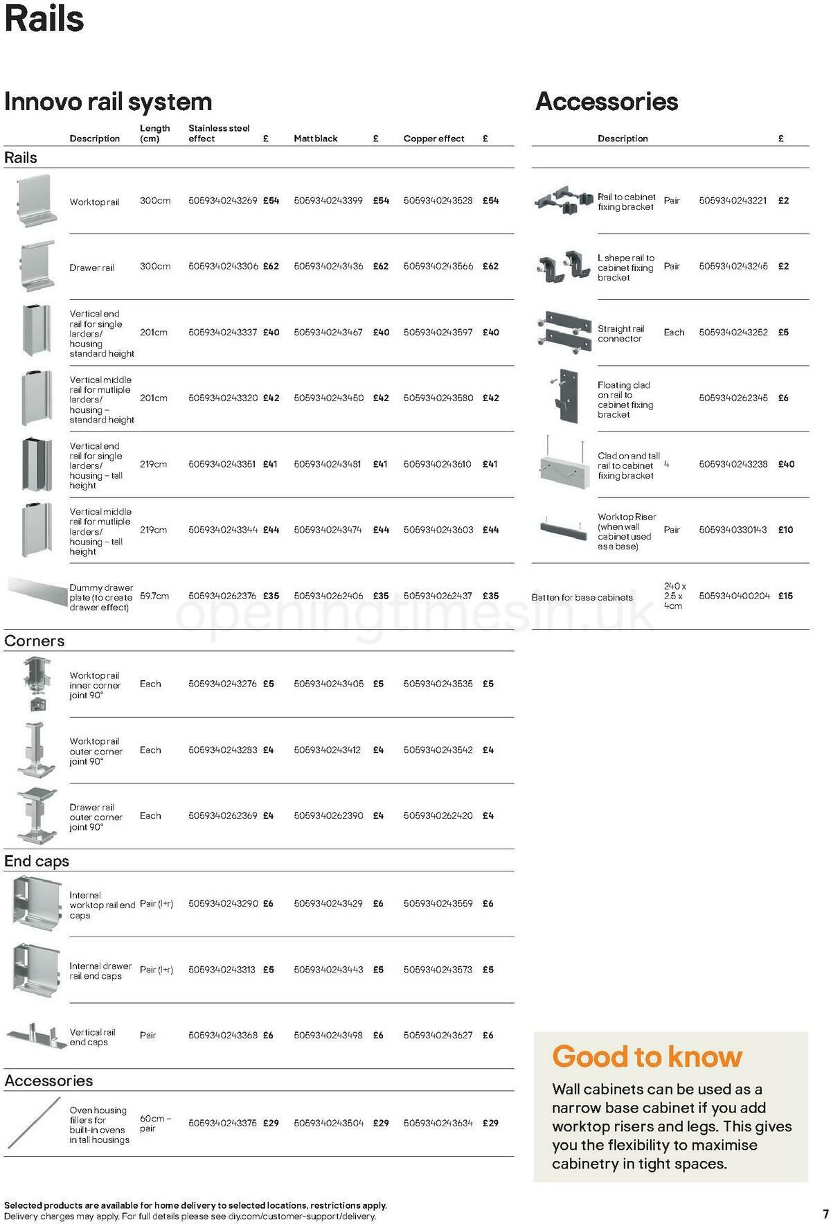 B&Q Kitchens Product & Cabinetry Guide Offers from 16 June