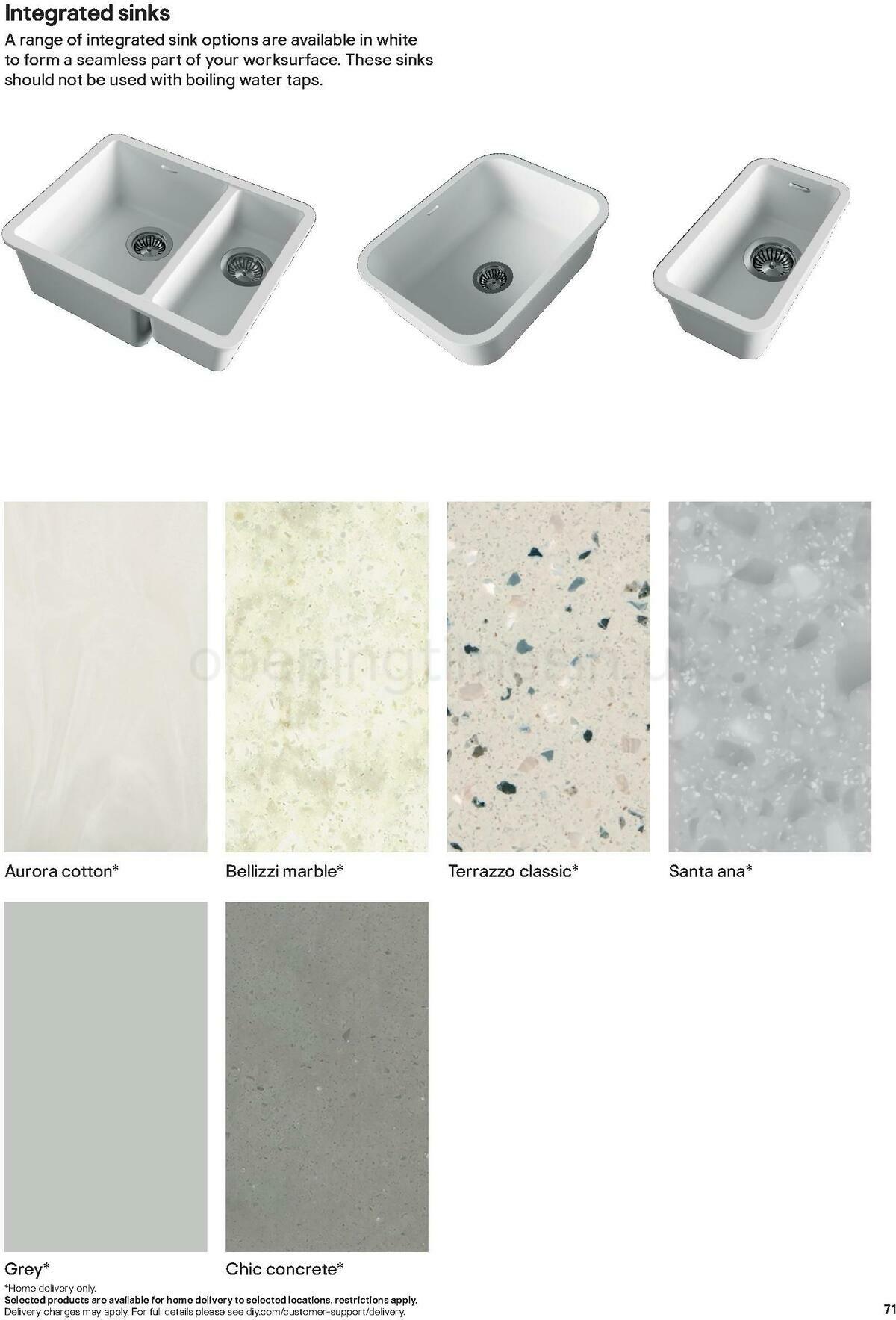 B&Q Kitchens Product & Cabinetry Guide Offers from 16 June