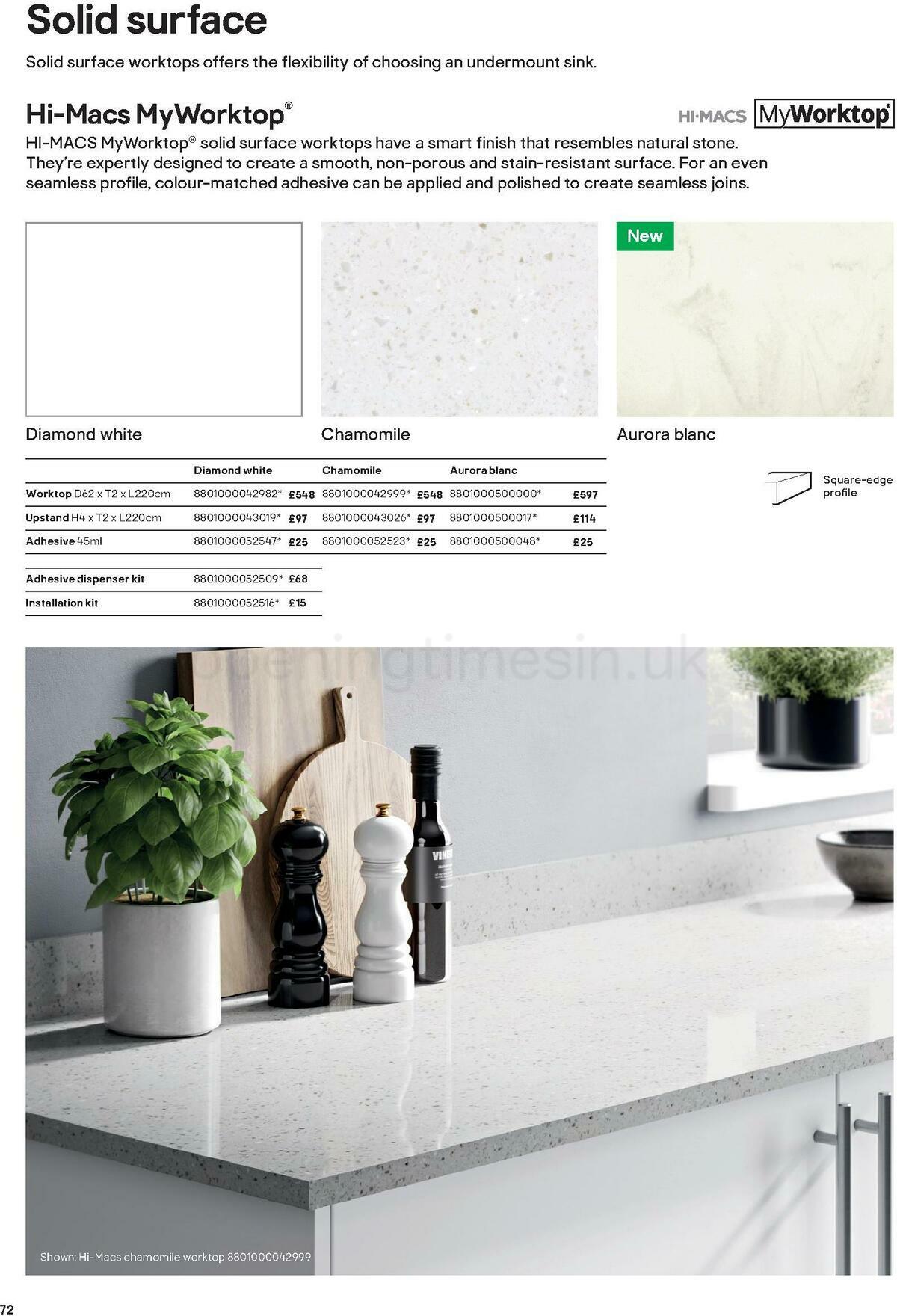 B&Q Kitchens Product & Cabinetry Guide Offers from 16 June