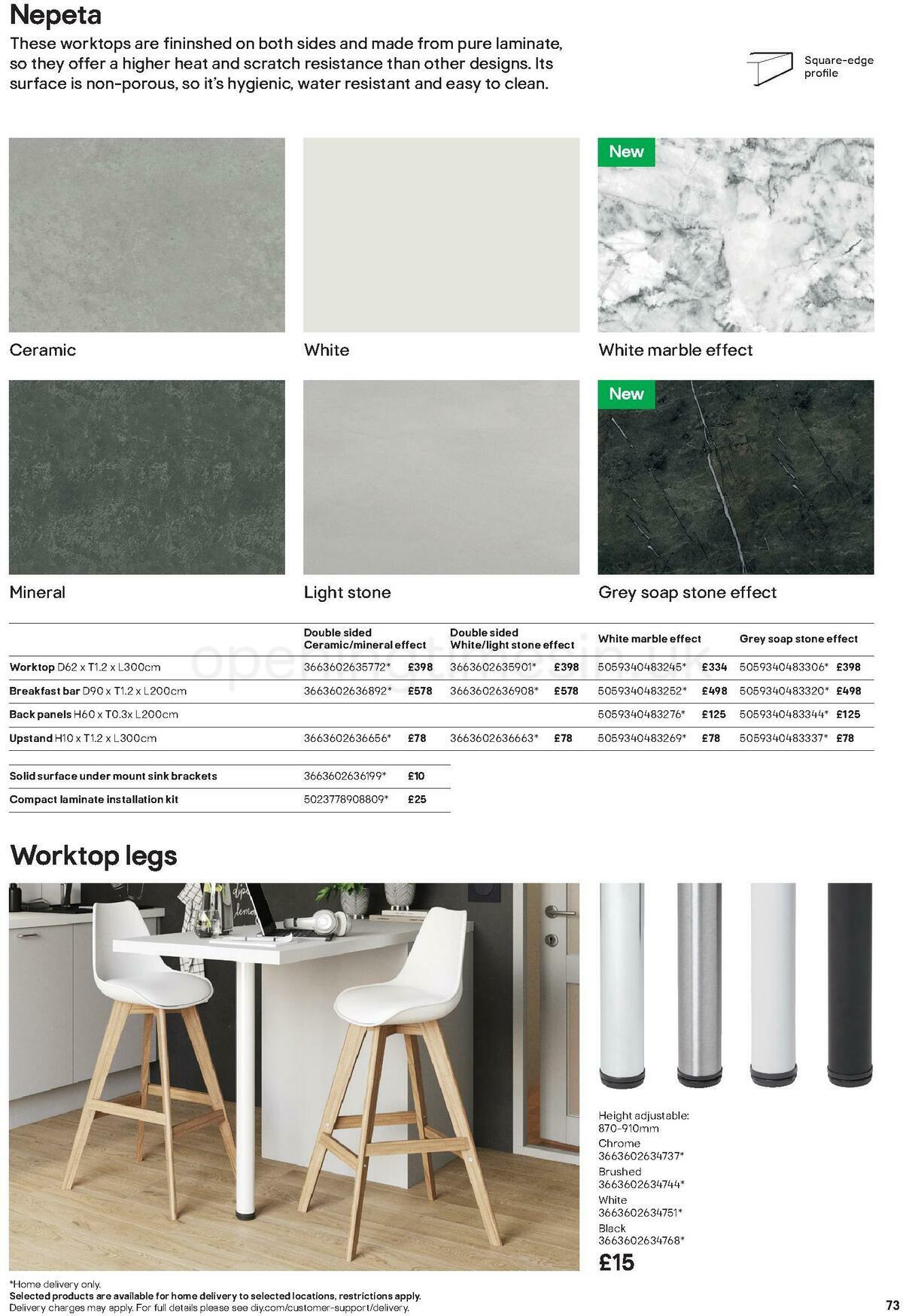 B&Q Kitchens Product & Cabinetry Guide Offers from 16 June