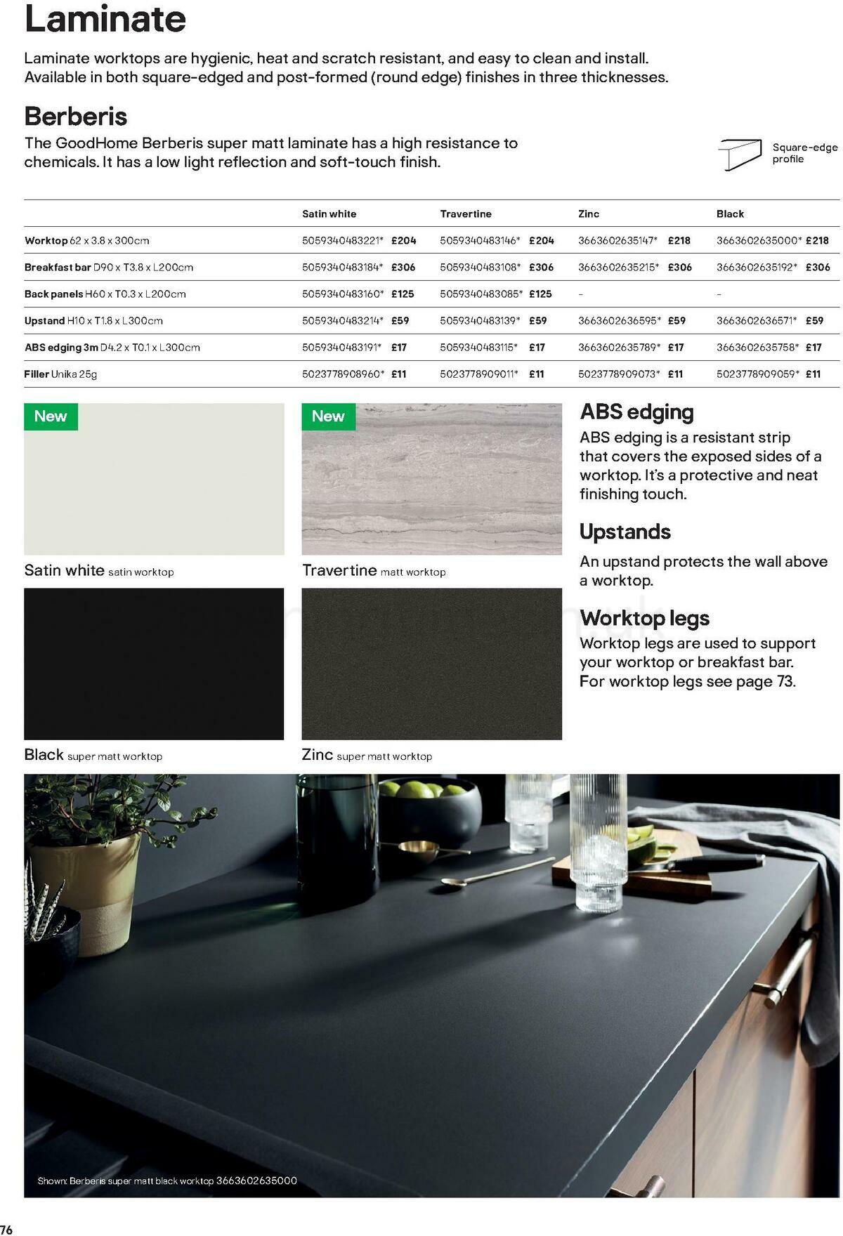 B&Q Kitchens Product & Cabinetry Guide Offers from 16 June